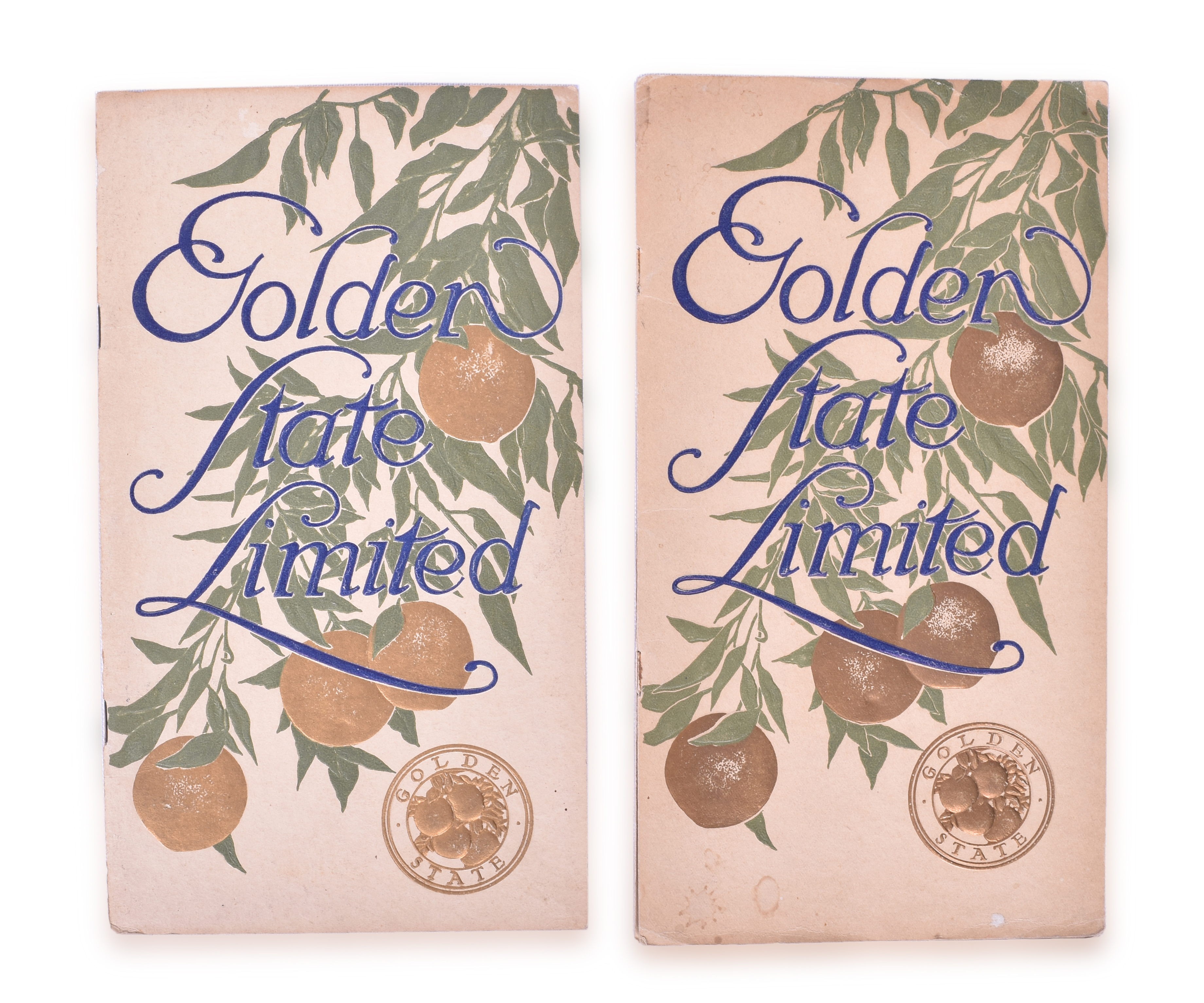 3029 - Two Golden State Limited Rock Island Lines El Paso & Southwestern System Southern Pacific Company Railroad 1915 Expositions Booklets thumbnail