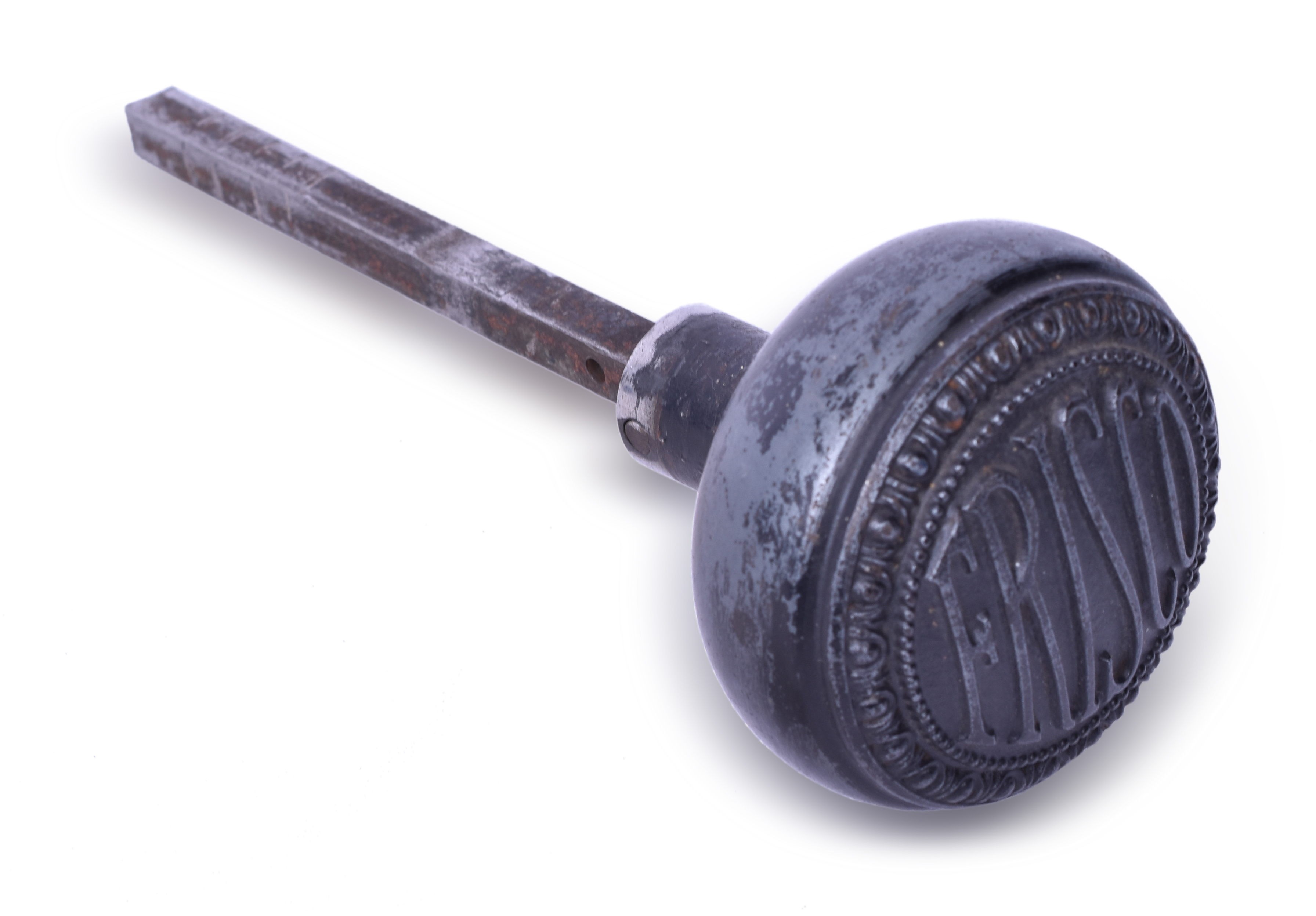 3040 - Ornate Frisco Railroad Door Knob thumbnail