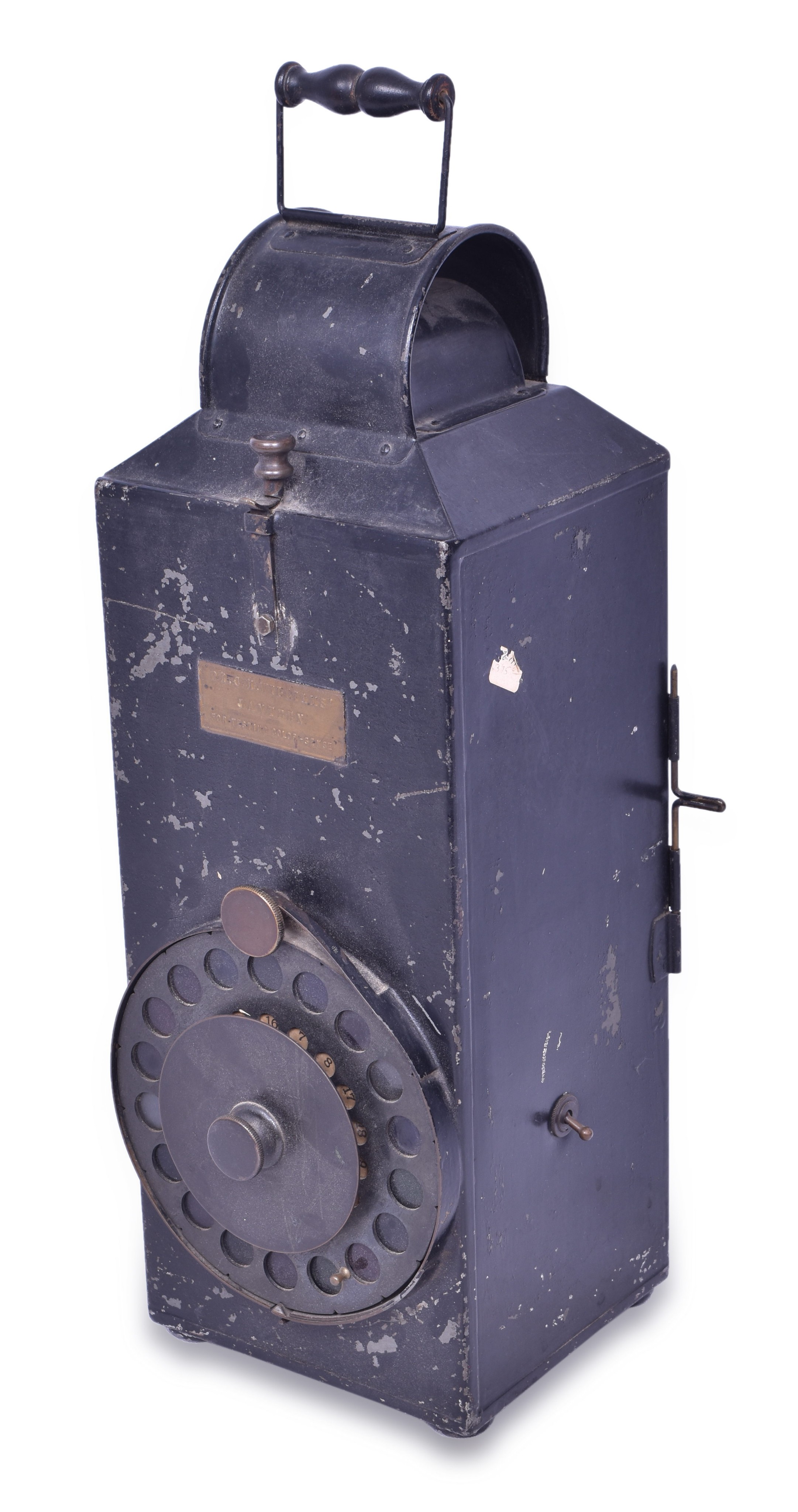 3056 - Railroad Vision Screening Lantern - Dr. C.H. Williams Lantern - Body by Peter Gray & Sons thumbnail