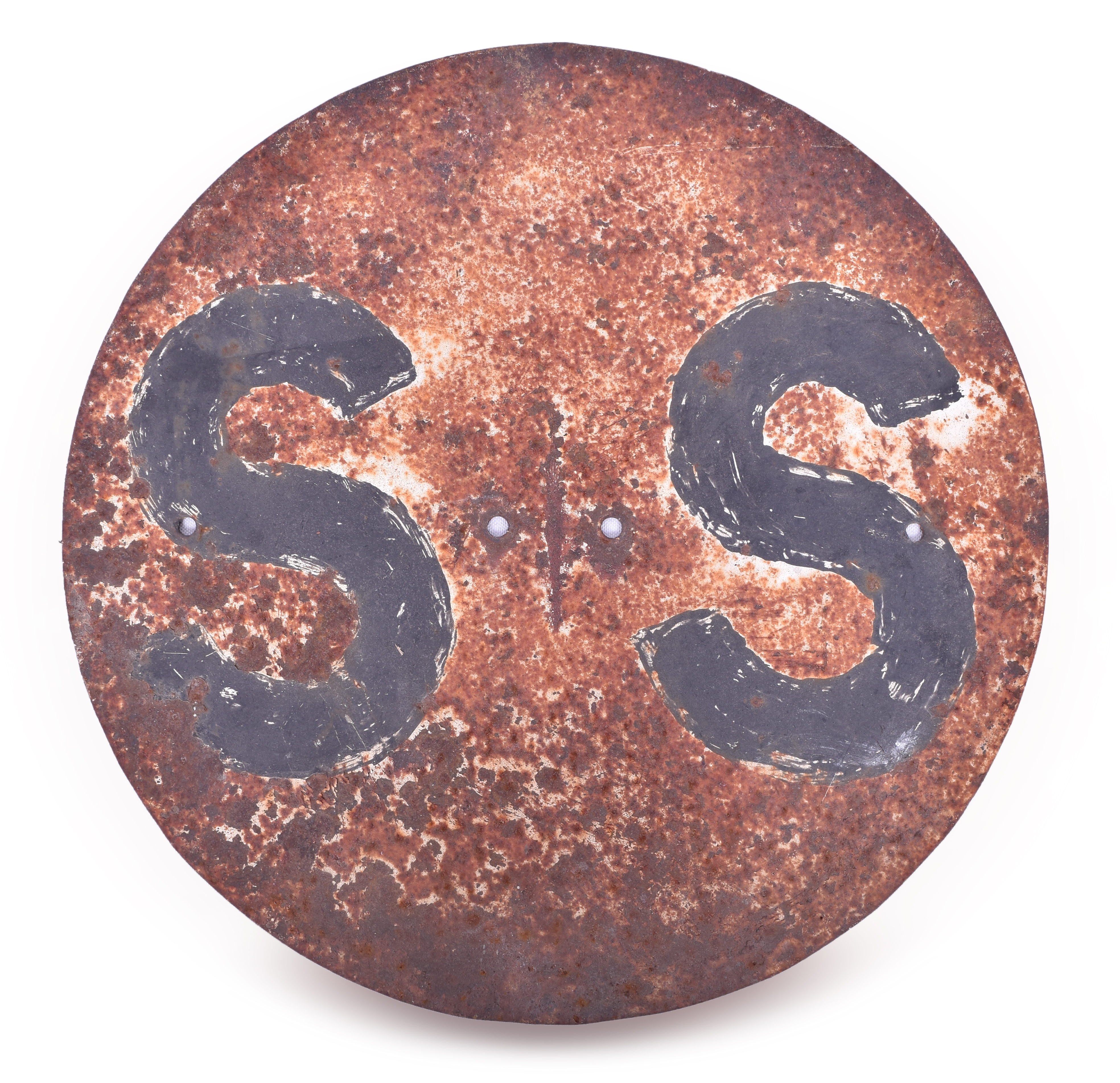 3076 - Steel Painted Railroad Spring Switch Sign thumbnail