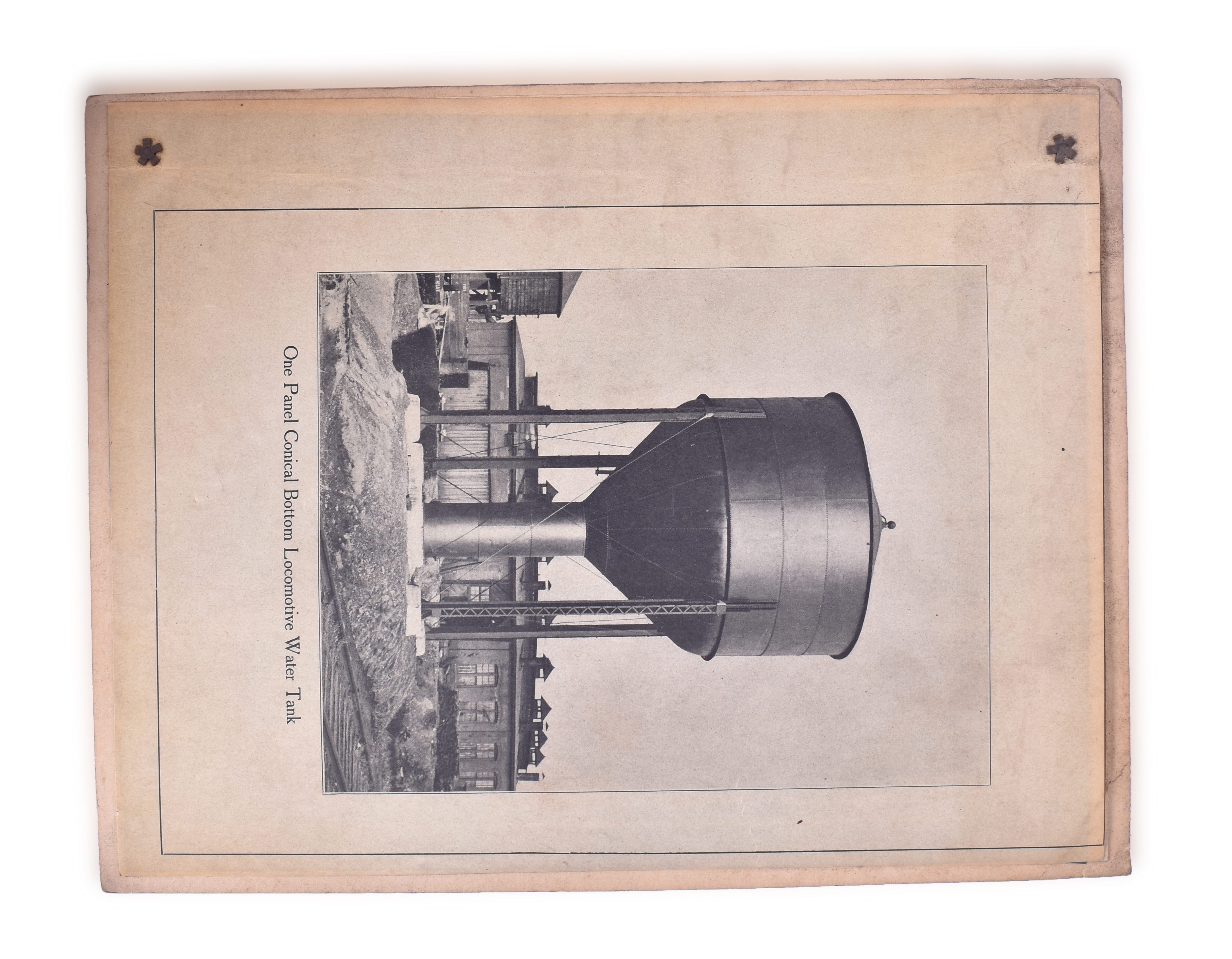 3100 - Chicago Bridge and Iron Works 1920 Mexico Missouri Steel Railroad Water Tank Proposal thumbnail