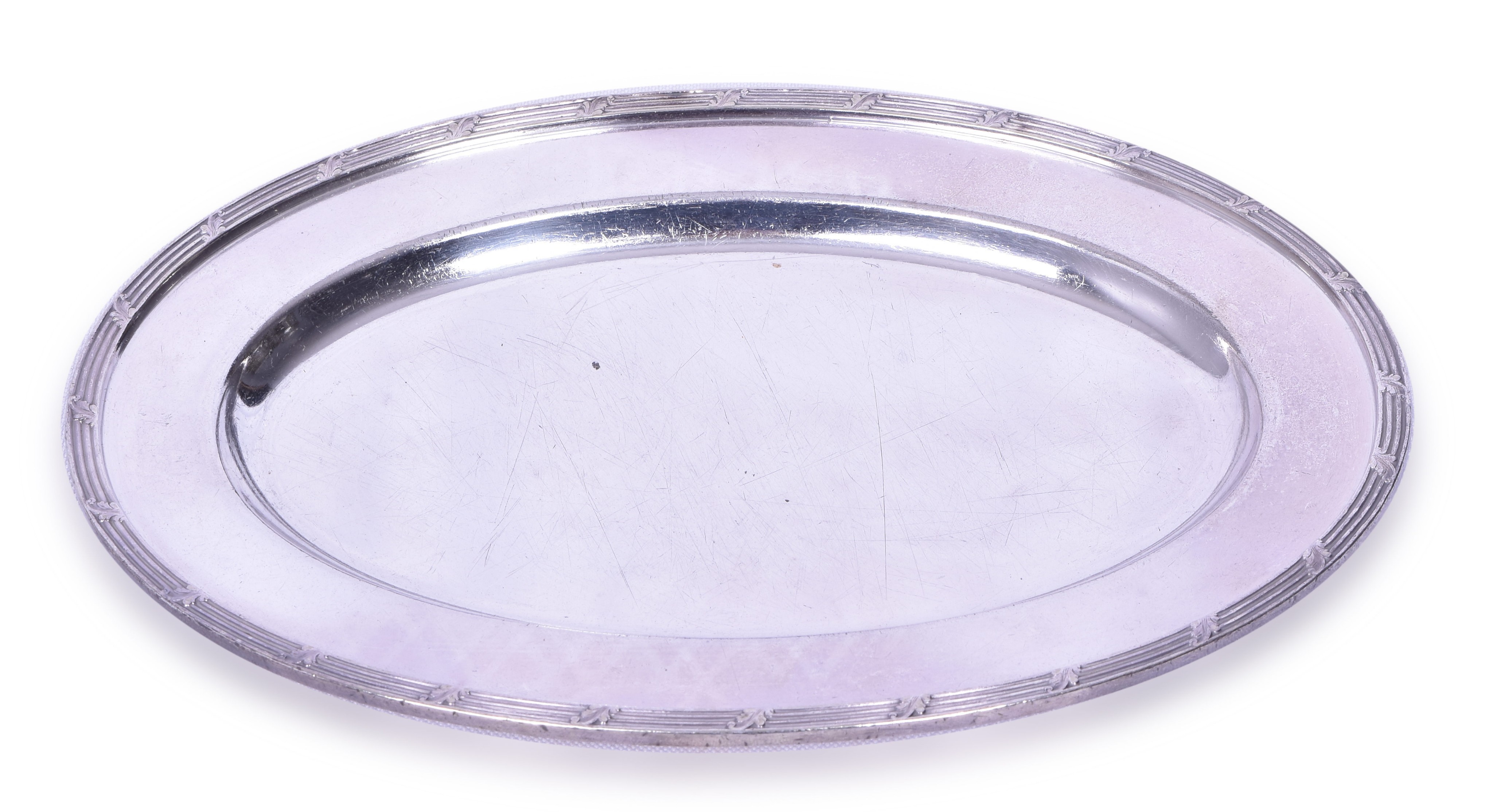 3105 - R. Wallace Rock Island Railroad Silver Tray thumbnail