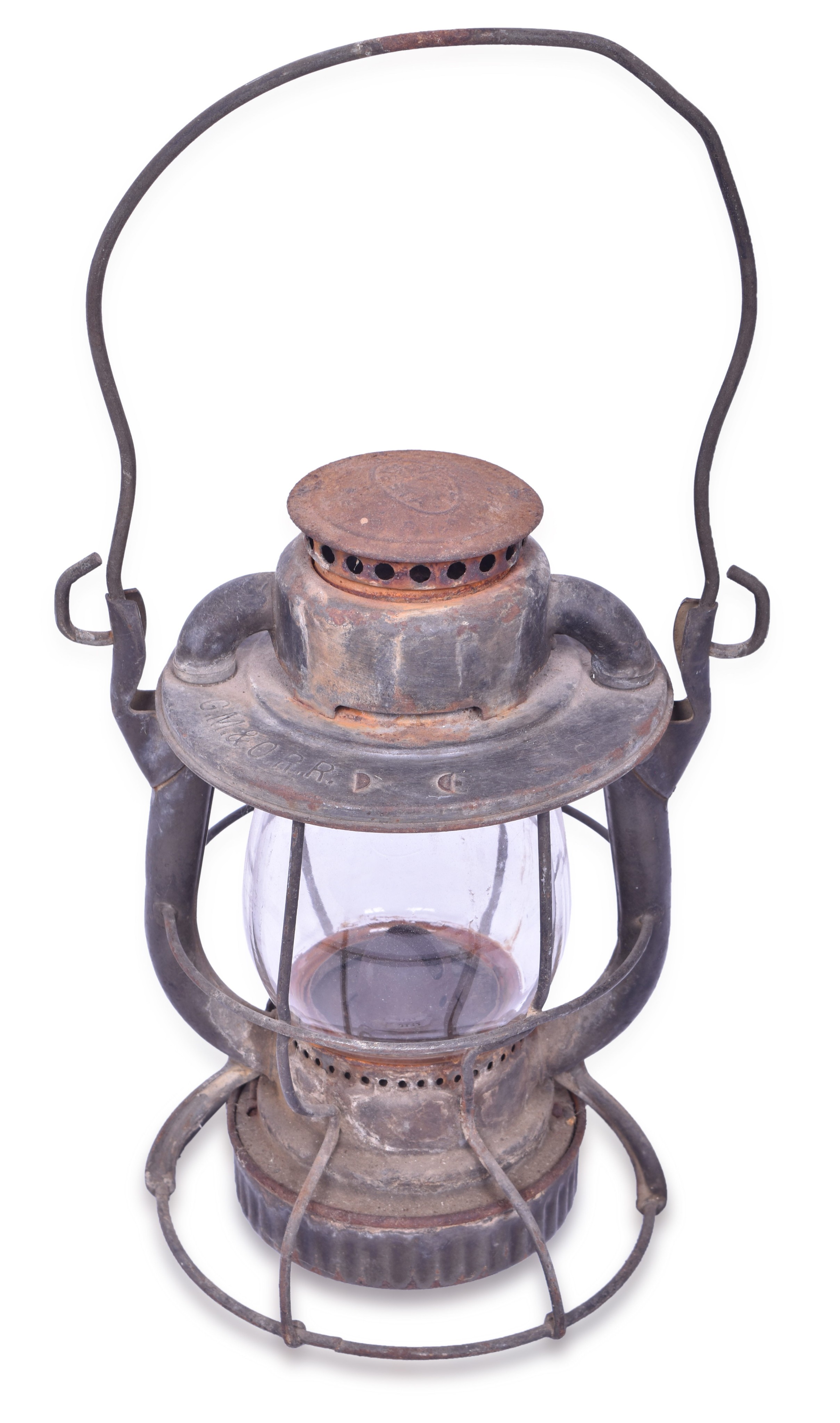 3122 - Dietz Vesta Gulf Mobile And Ohio Railroad Lantern thumbnail