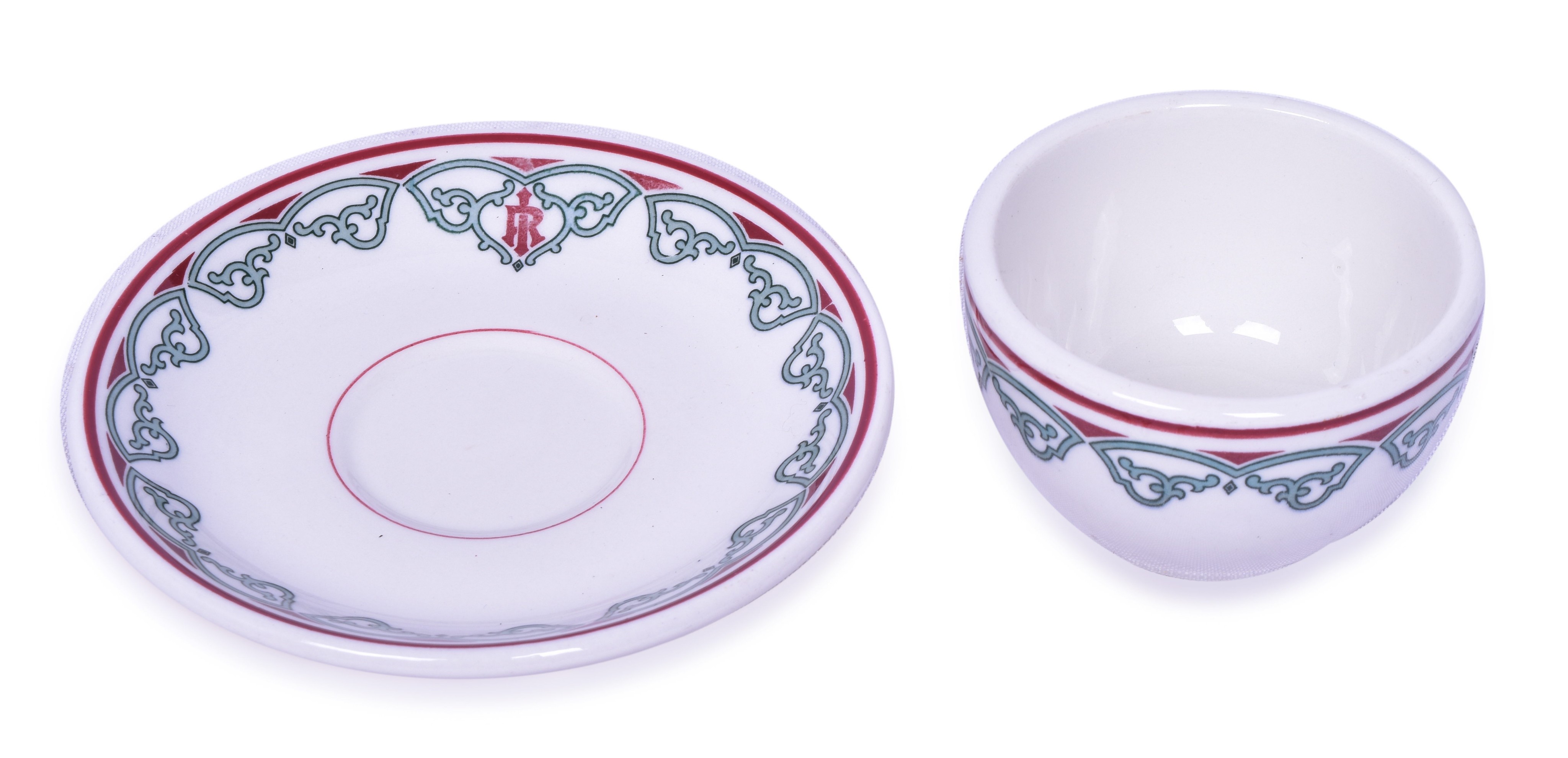 3139 - Chicago Rock Island Lines & Pacific Railroad Bouillon Cup & Saucer thumbnail