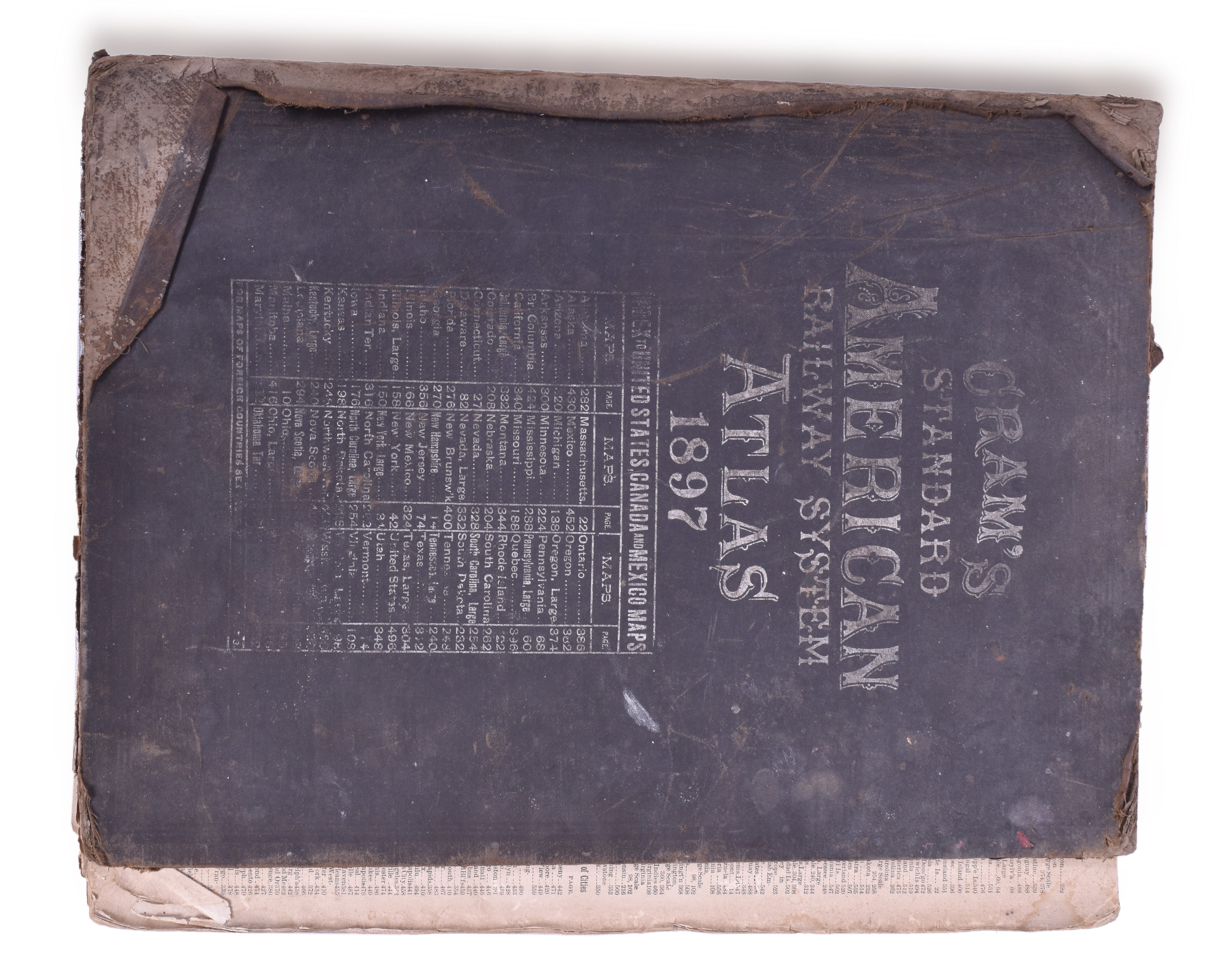 3170 - 1897 Cram's American Railway Systems Atlas thumbnail