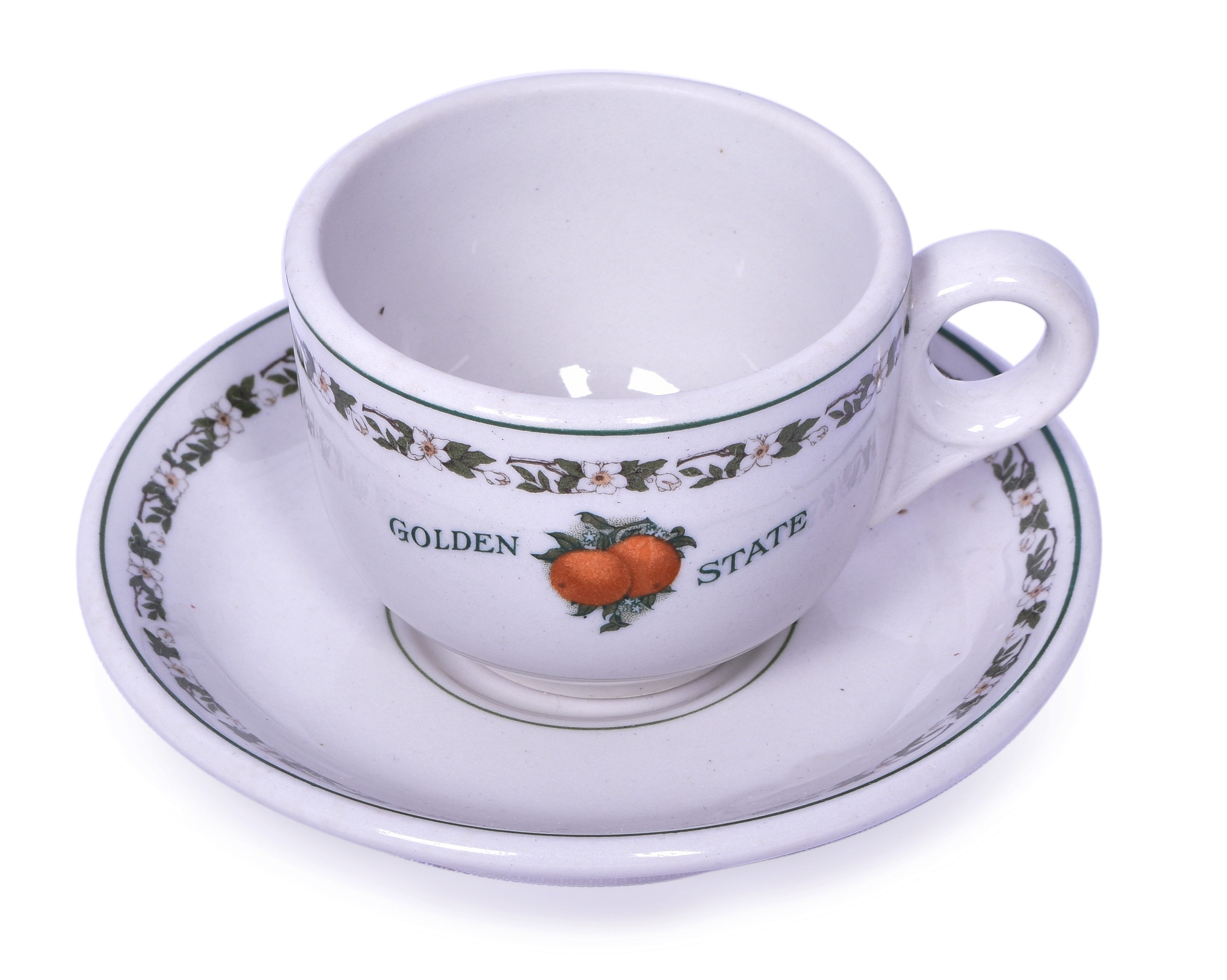 3179 - Golden State Chicago, Rock Island and Pacific Railroad Tea Cup & Saucer thumbnail
