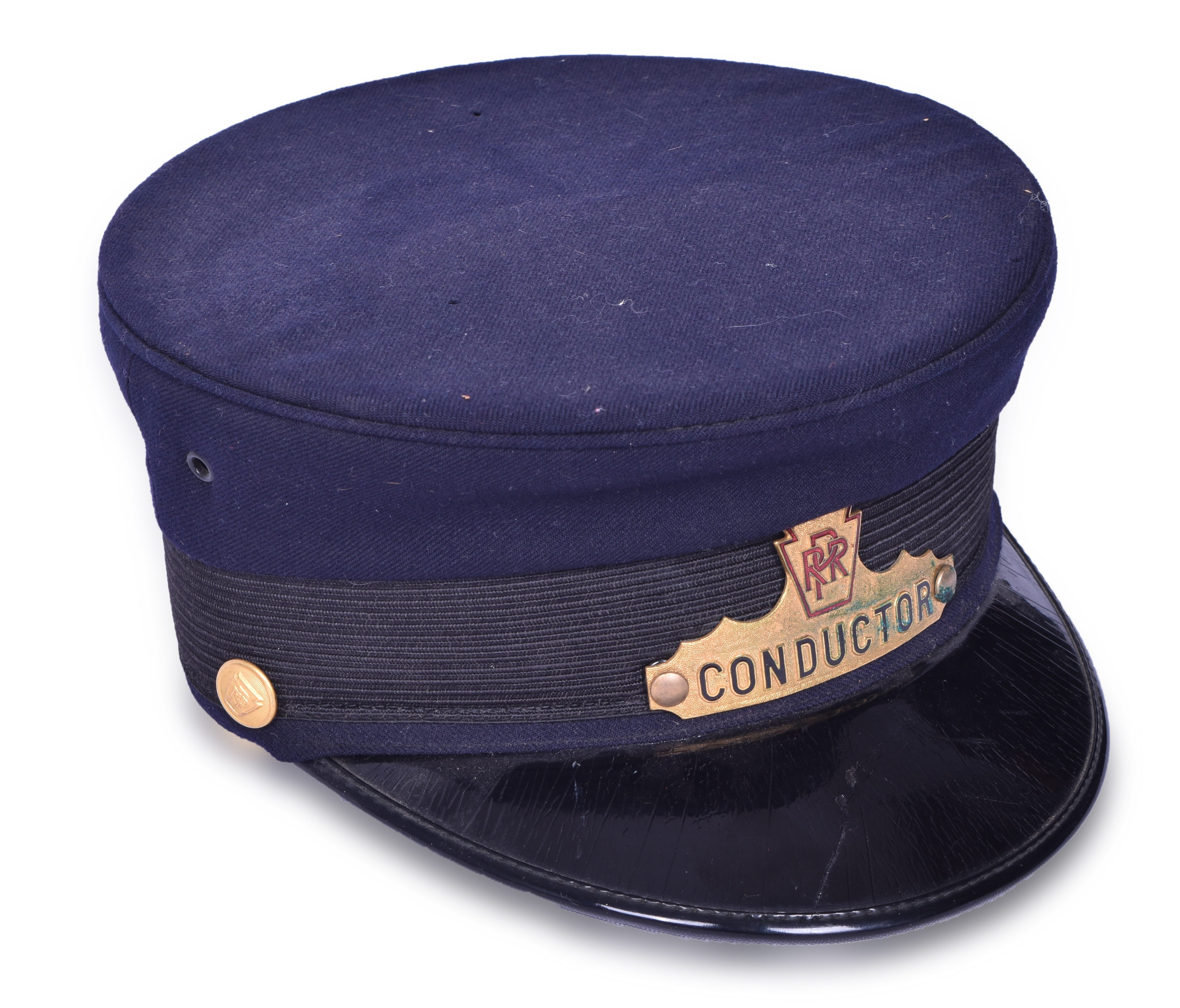 3194 - Pennsylvania Railroad M.H. Grossman Conductors Cap thumbnail