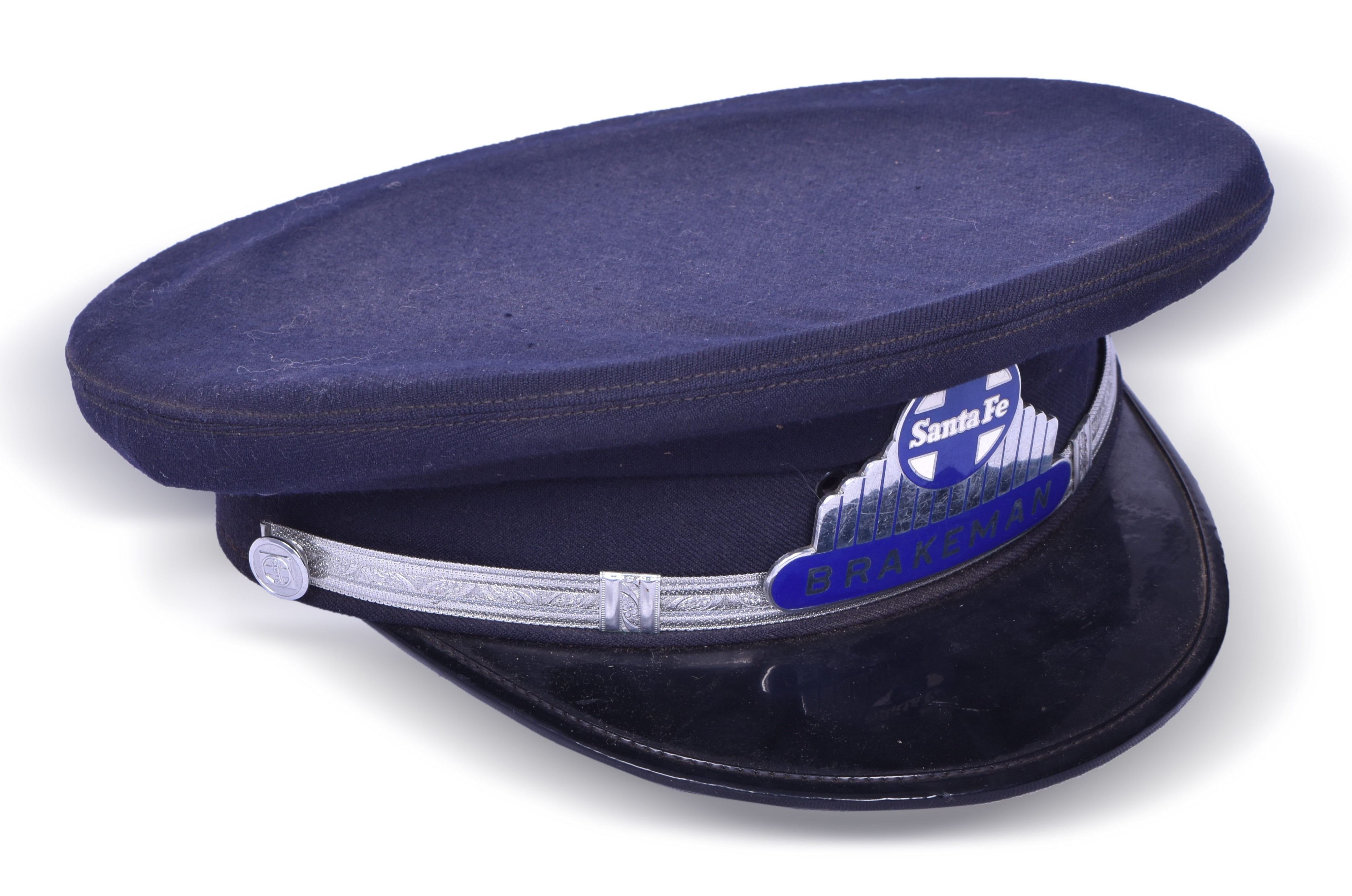 3200 - Atchison, Topeka and Santa Fe Railway Brakemans Cap - Carlson & Company thumbnail