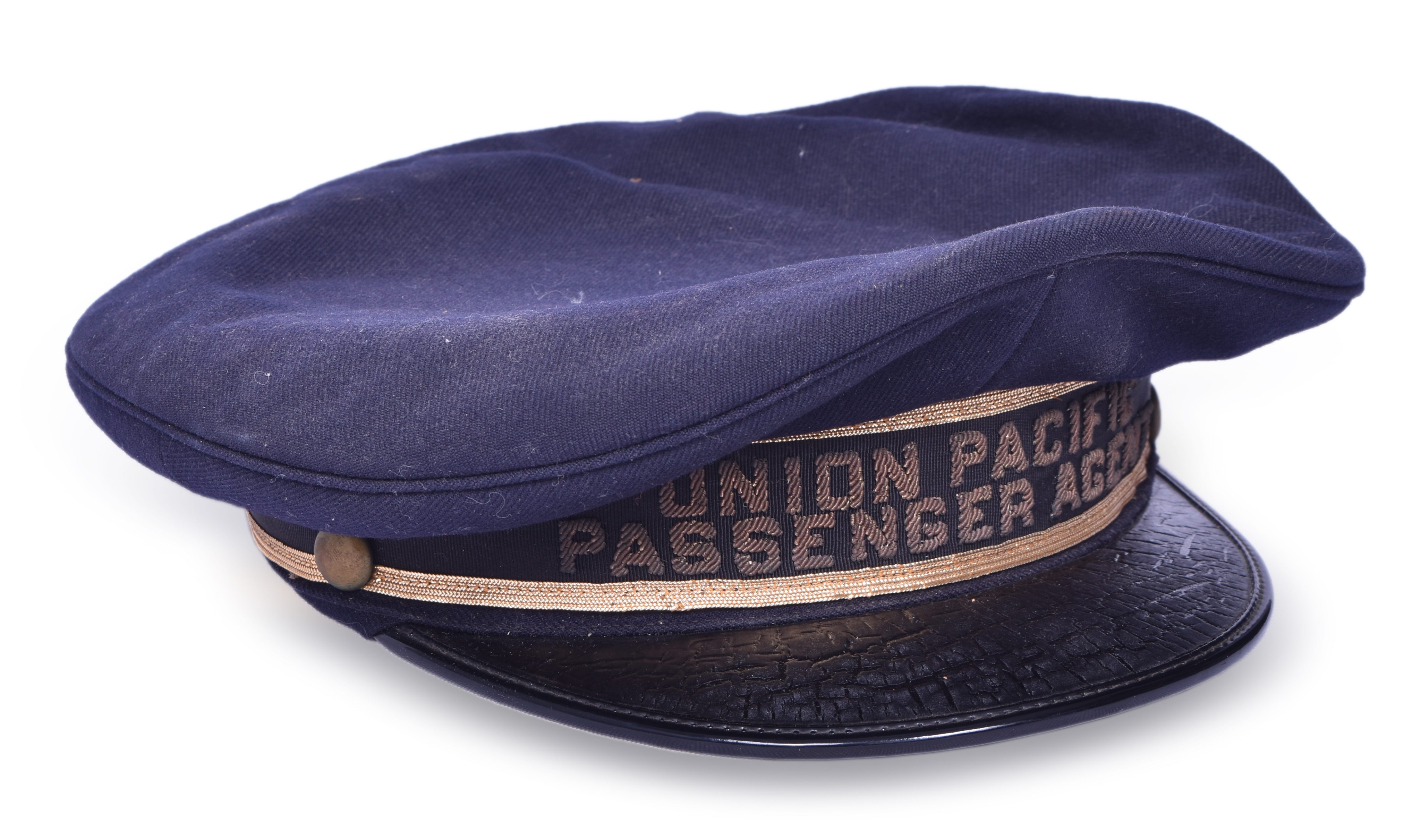 3212 - Union Pacific Railroad Passenger Agent Cap - Made by Desmond's thumbnail