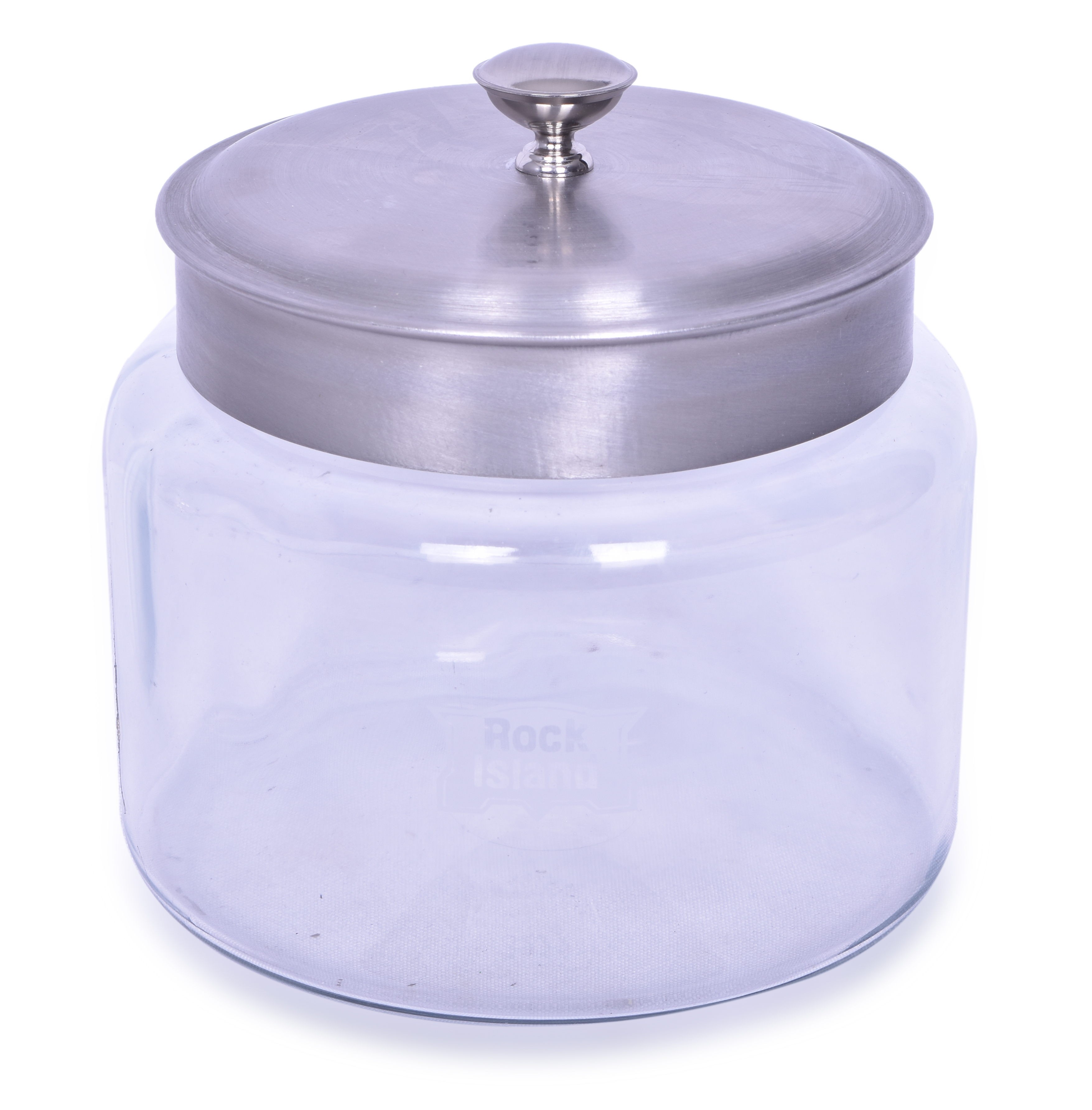 3277 - Chicago, Rock Island and Pacific Railroad Glass Cookie Jar Reproduction thumbnail