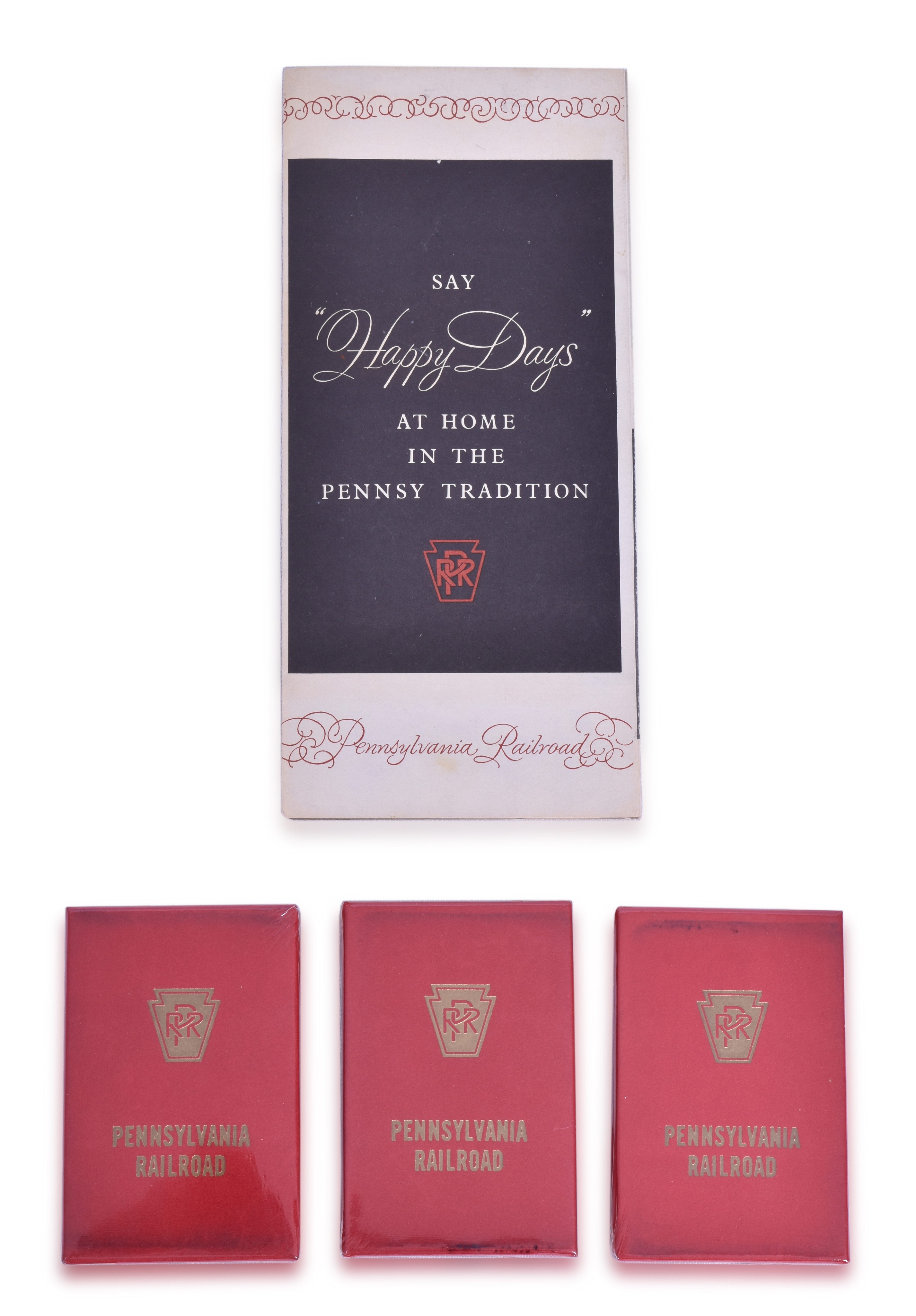 3303 - Pennsylvania Railroad Playing Card Decks, Brochure for the Cards & Ordering Stub. thumbnail