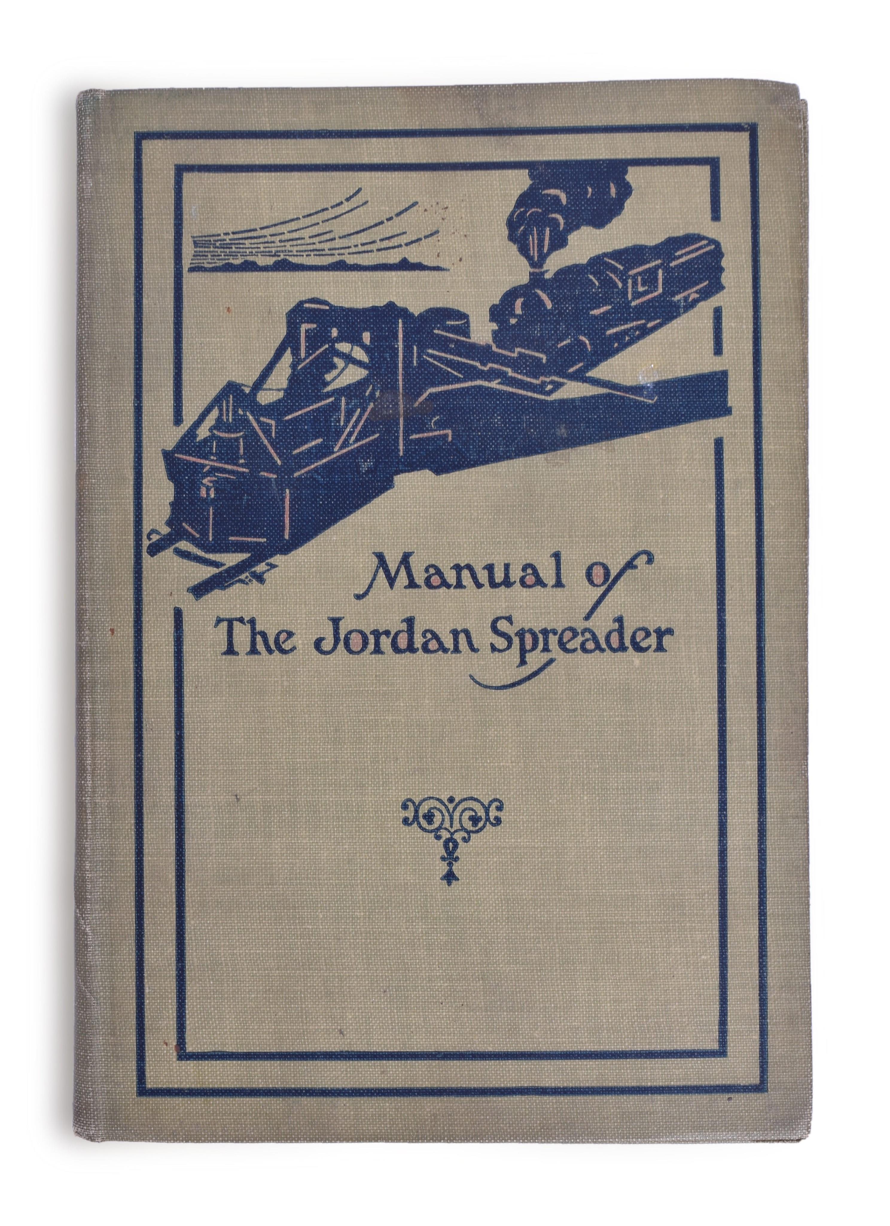 3319 - 1924 Manual of The Jordan Spreader thumbnail