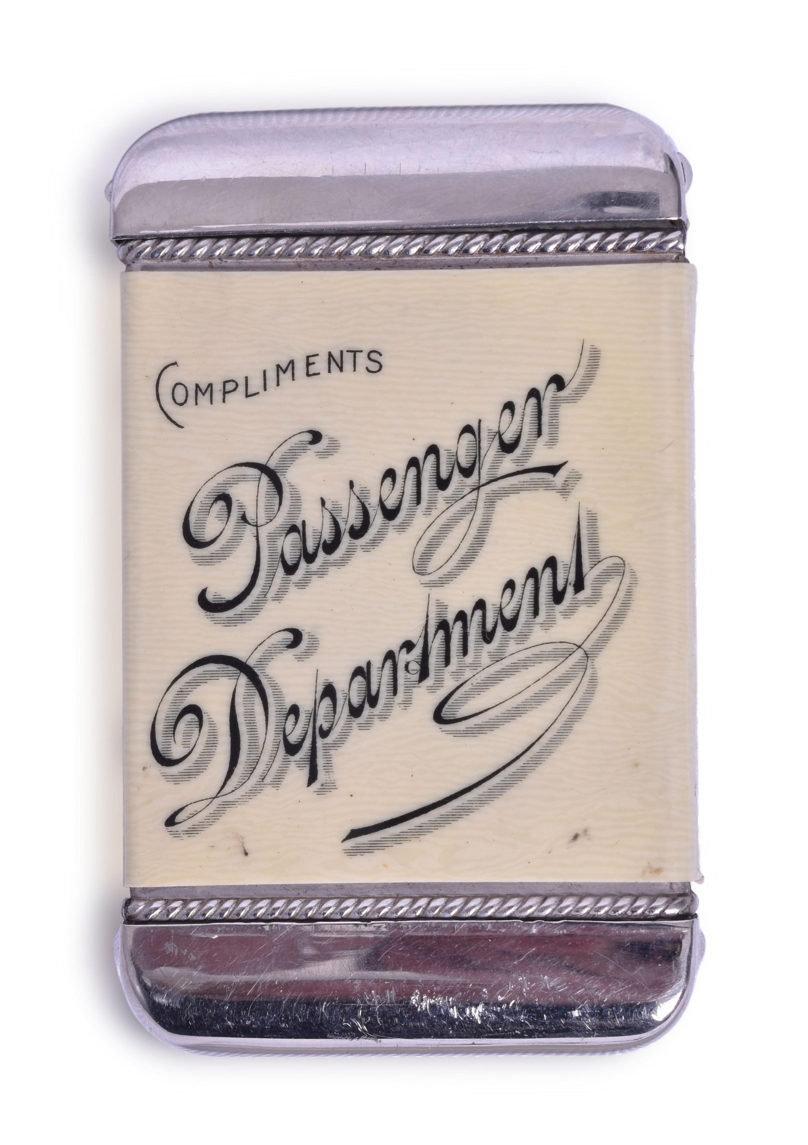 3342 - Rock Island Railroad Celluloid Advertising Match Safe thumbnail