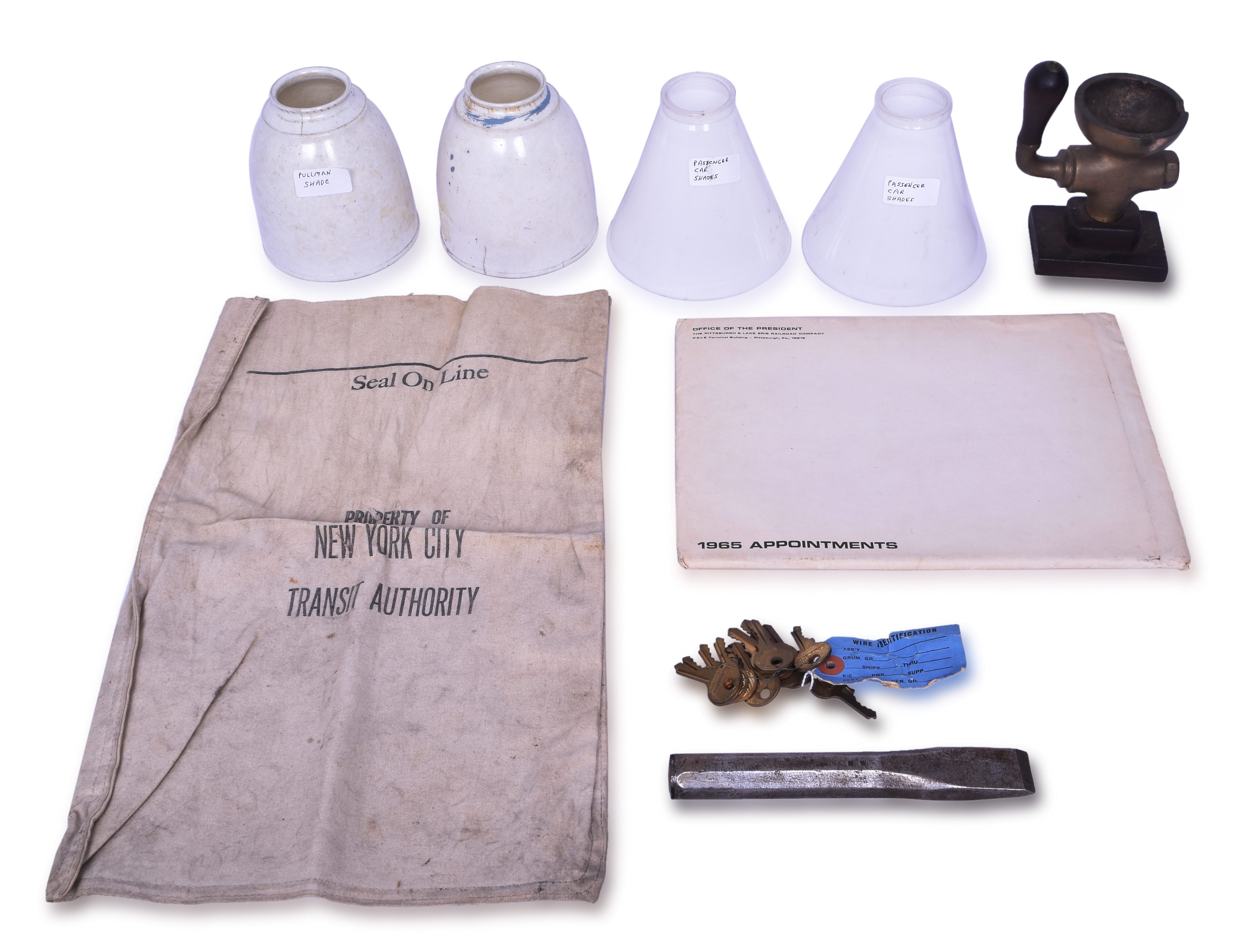 3374 - Mixed Railroadiana Group - Pittsburgh & Lake Erie, Norfolk and Western, New York City Transit, etc. thumbnail