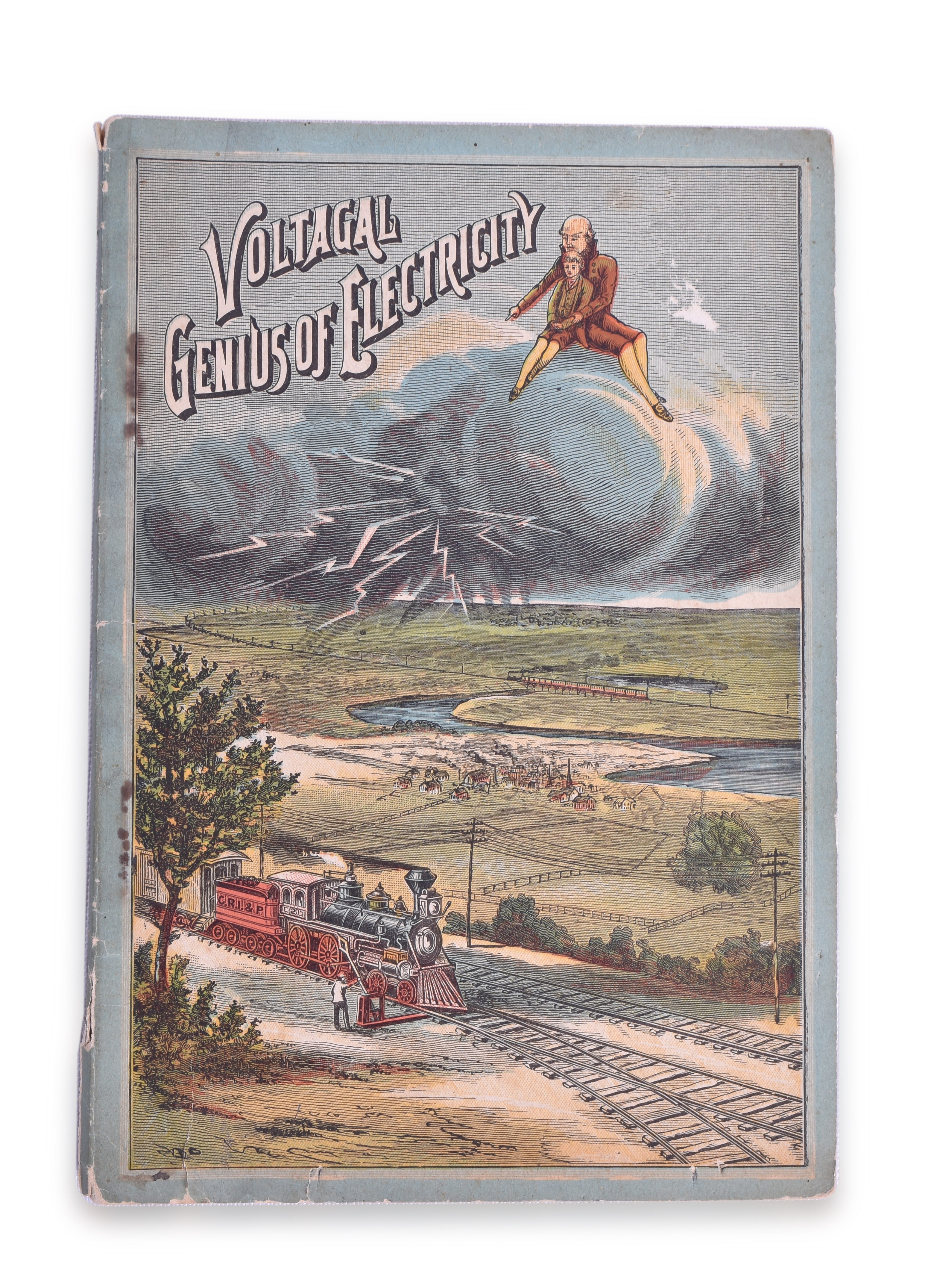 3385 - 1885 The Chicago, Rock Island and Pacific Railroad Voltagal Genius of Electricity - St. John thumbnail
