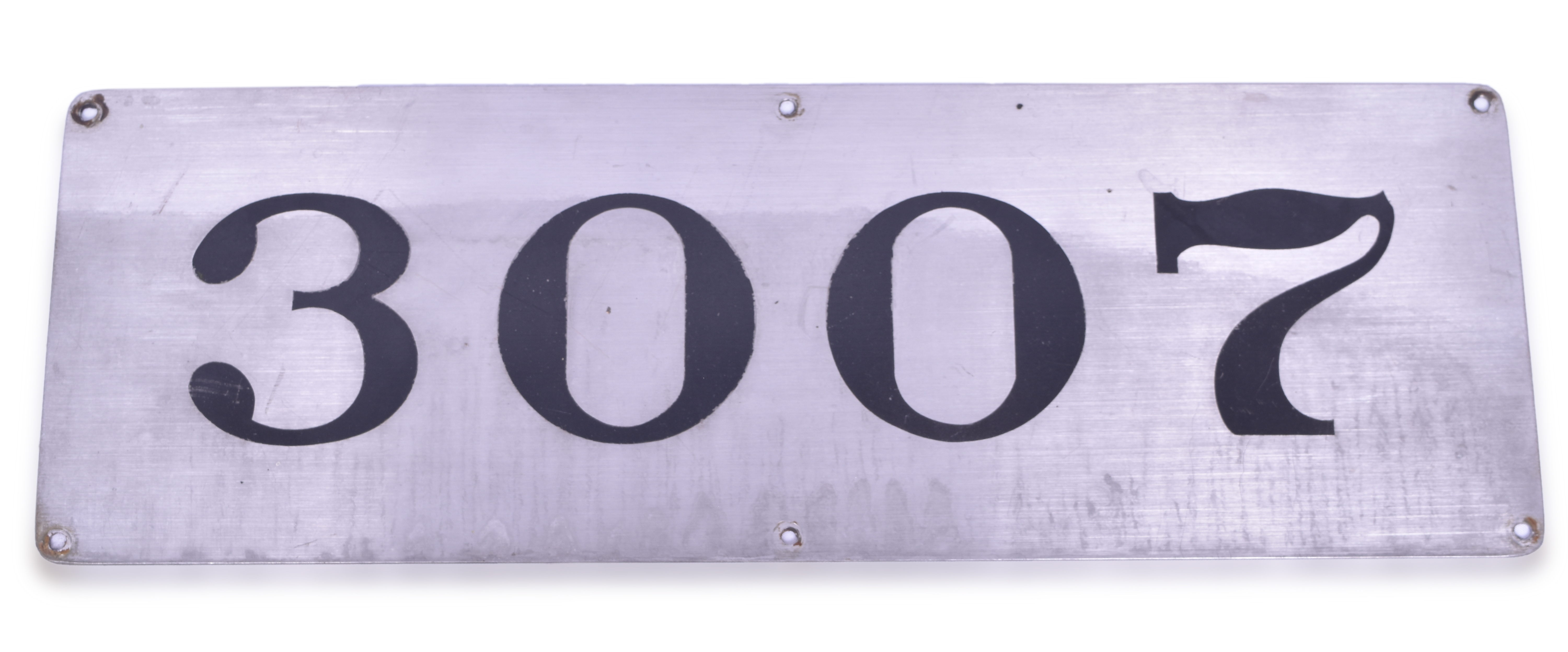 3410 - Canadian Pacific Railway Stainless Steel Passenger Car Number Plate thumbnail