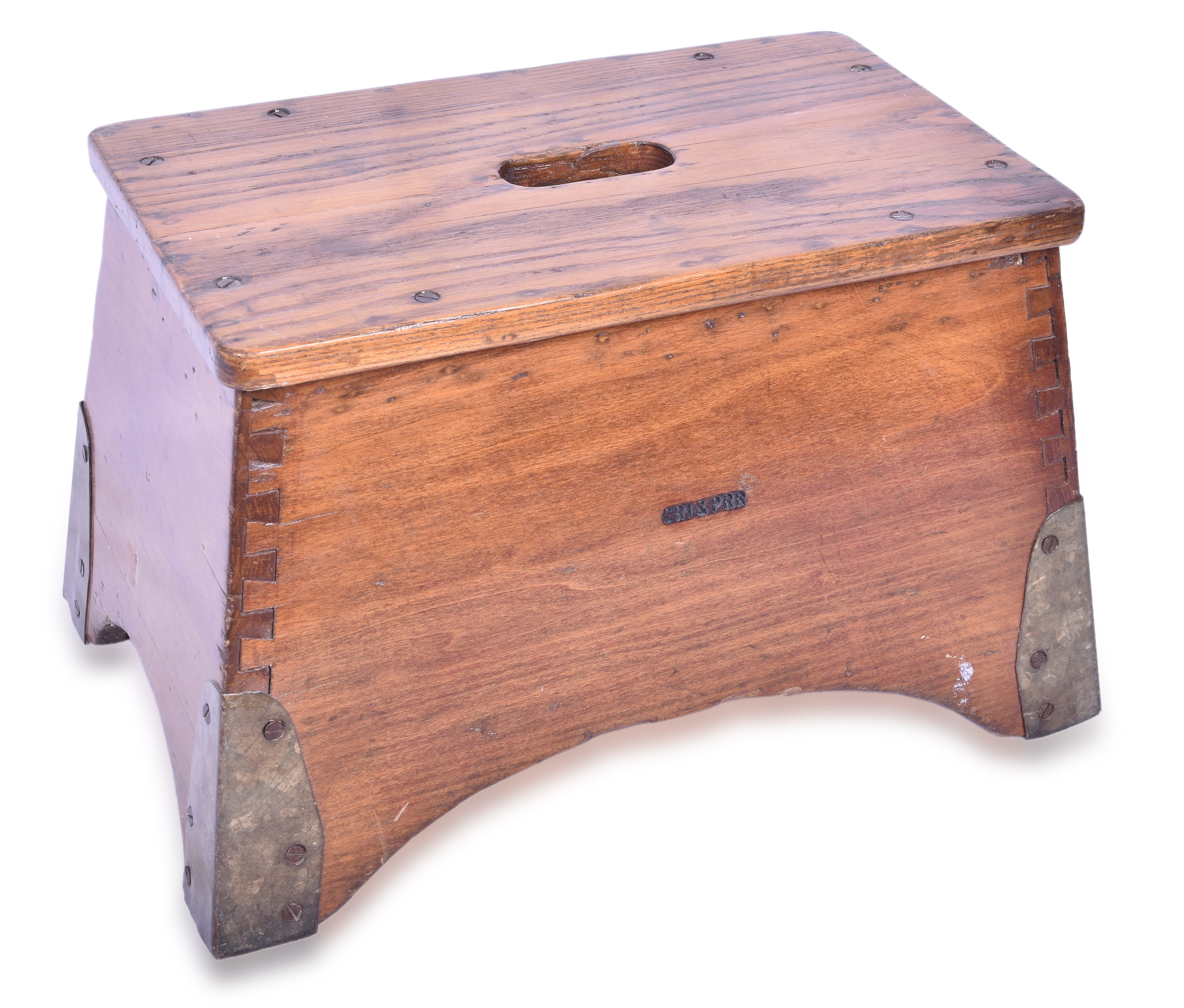 3412 - Chicago, Rock Island & Pacific Wooden Passenger Car Step Box thumbnail