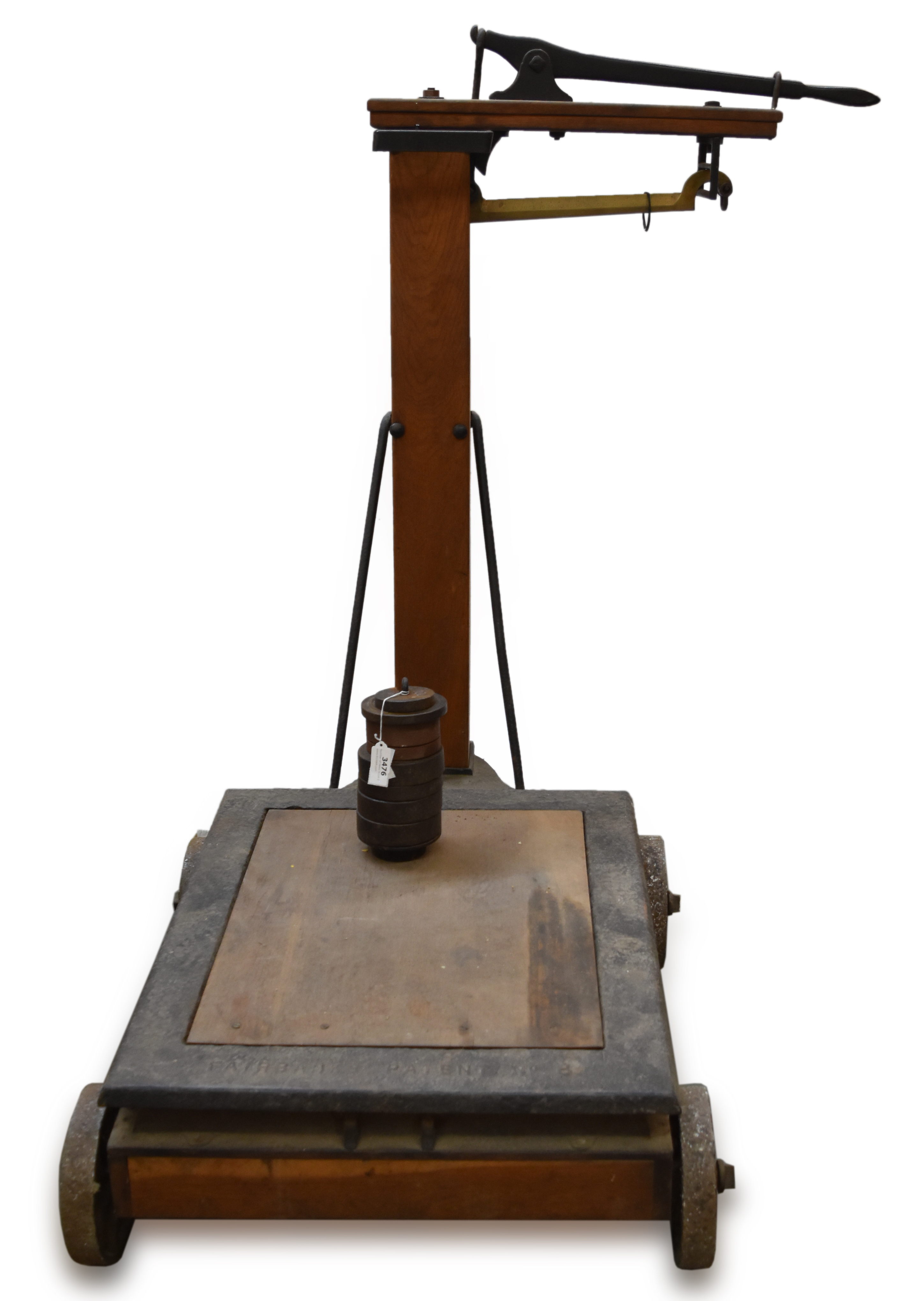 3476 - Illinois Central Railroad Fairbanks Morse Portable Floor Scale thumbnail