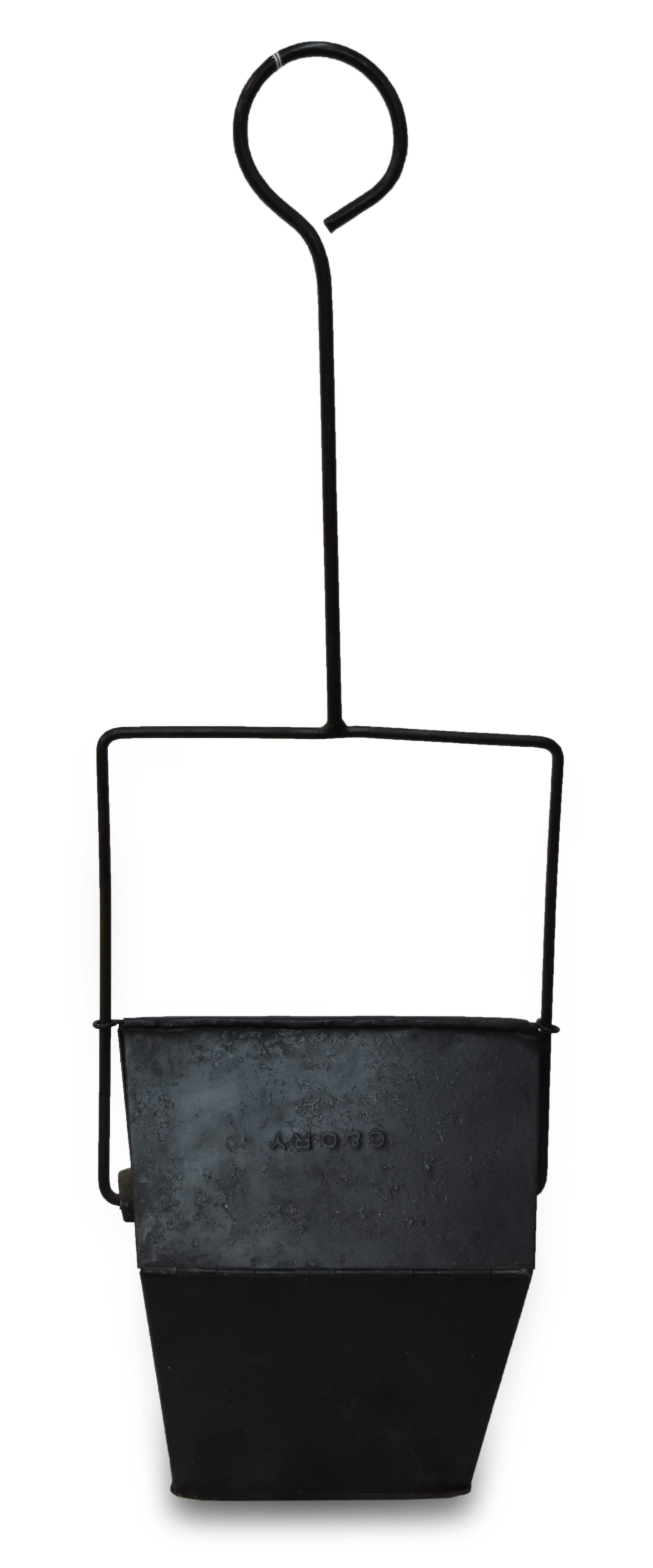 3540 - Chesapeake and Ohio Railroad Marked Steel Standing Dust Pan thumbnail