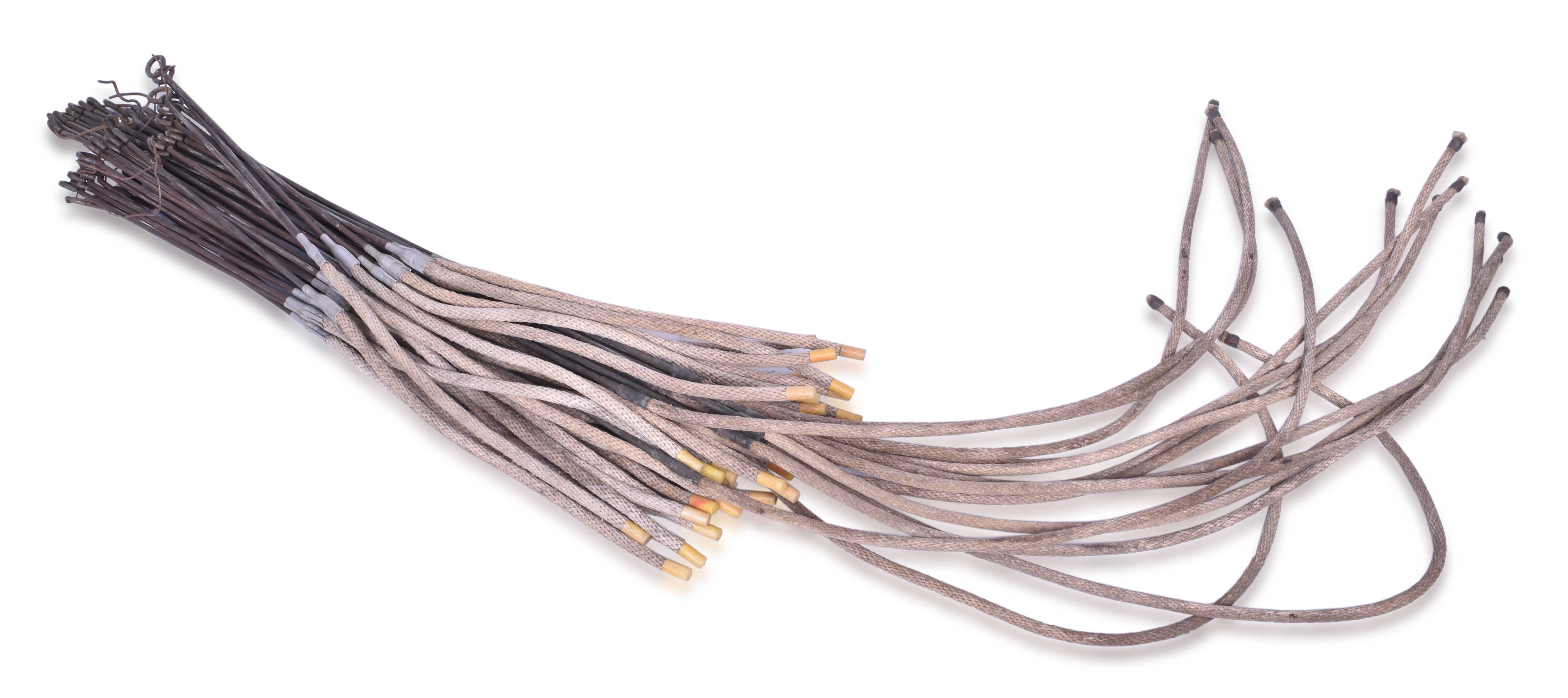 3549 - Group of 49 New Old Stock Railroad Tell-tale Rods / Ropes thumbnail