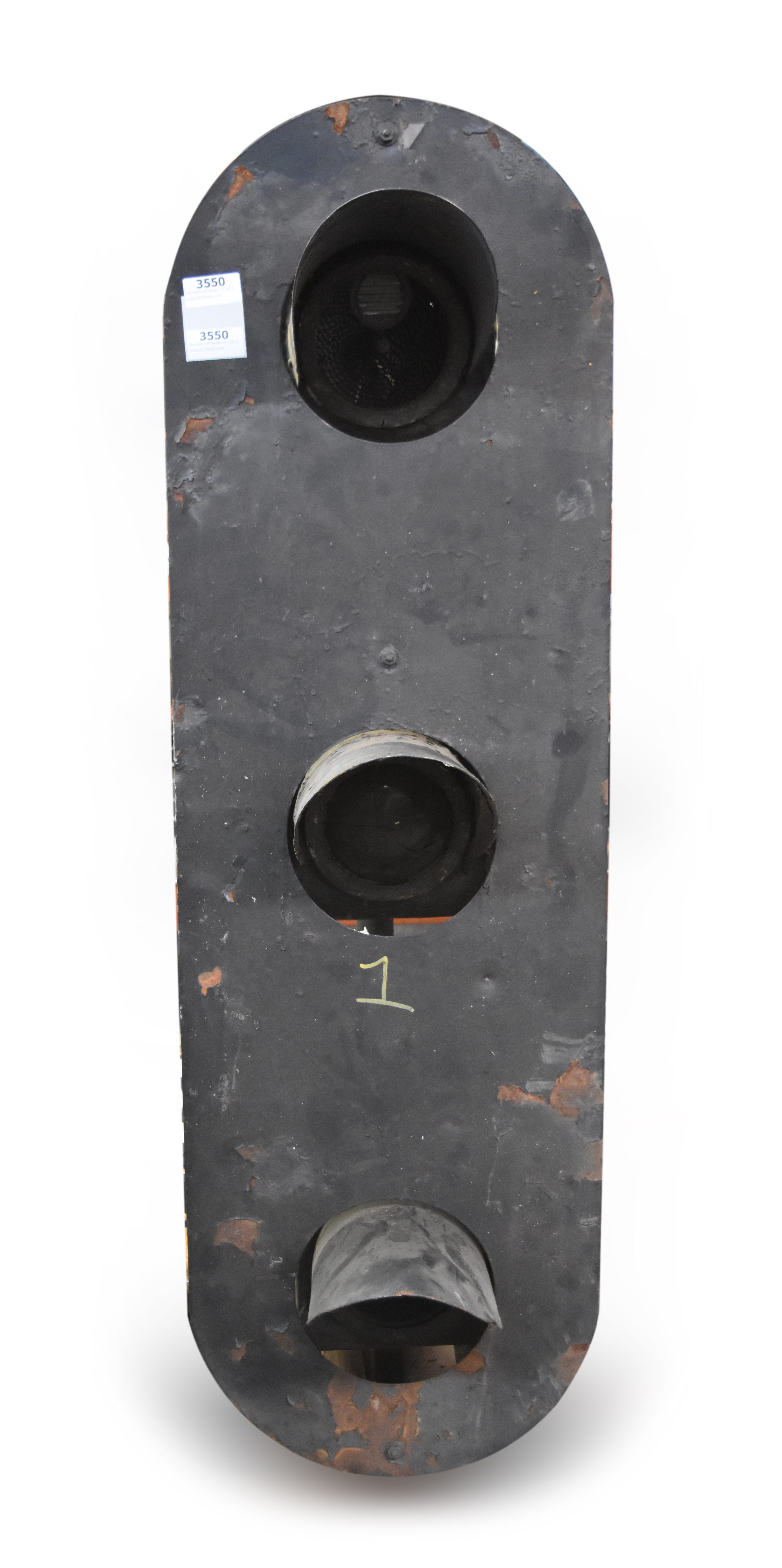 3550 - Union Switch and Signal Three Lamp Railroad Position Signal thumbnail