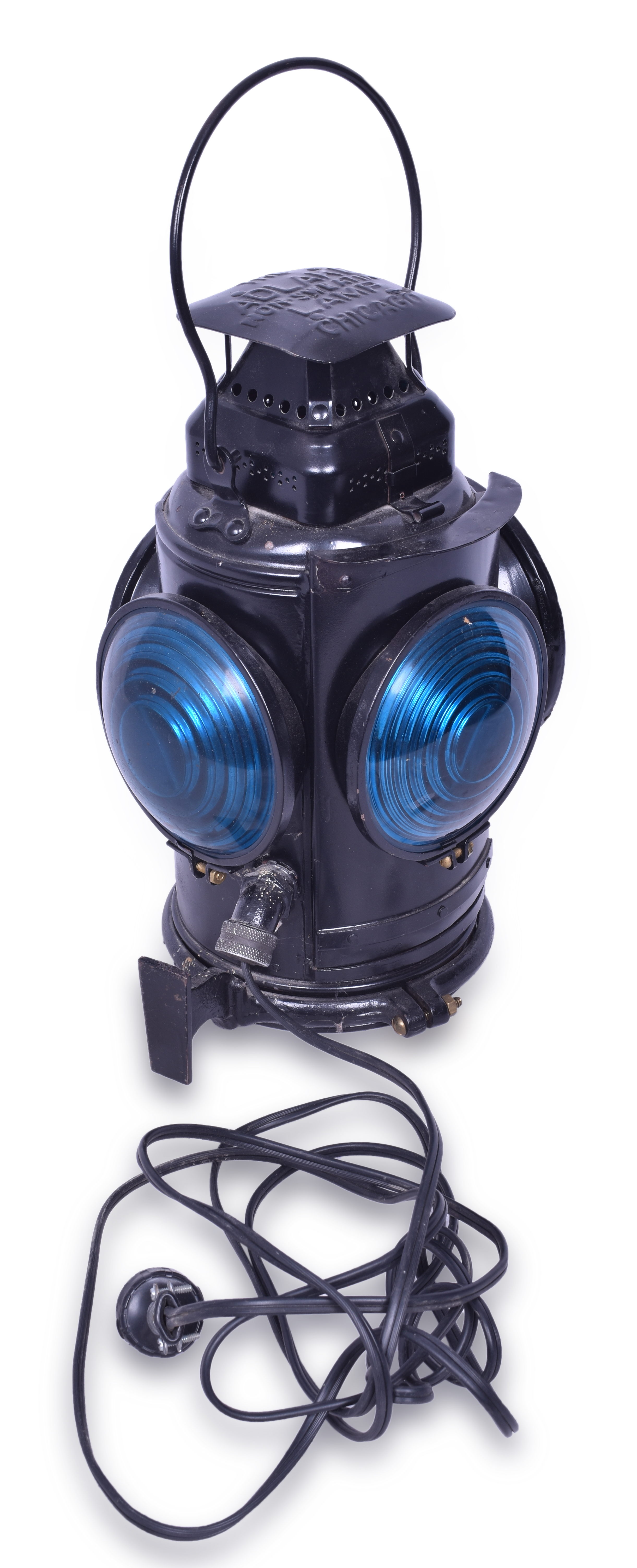 3551 - Restored Adlake Burlington Railroad Caboose Marker Lamp thumbnail