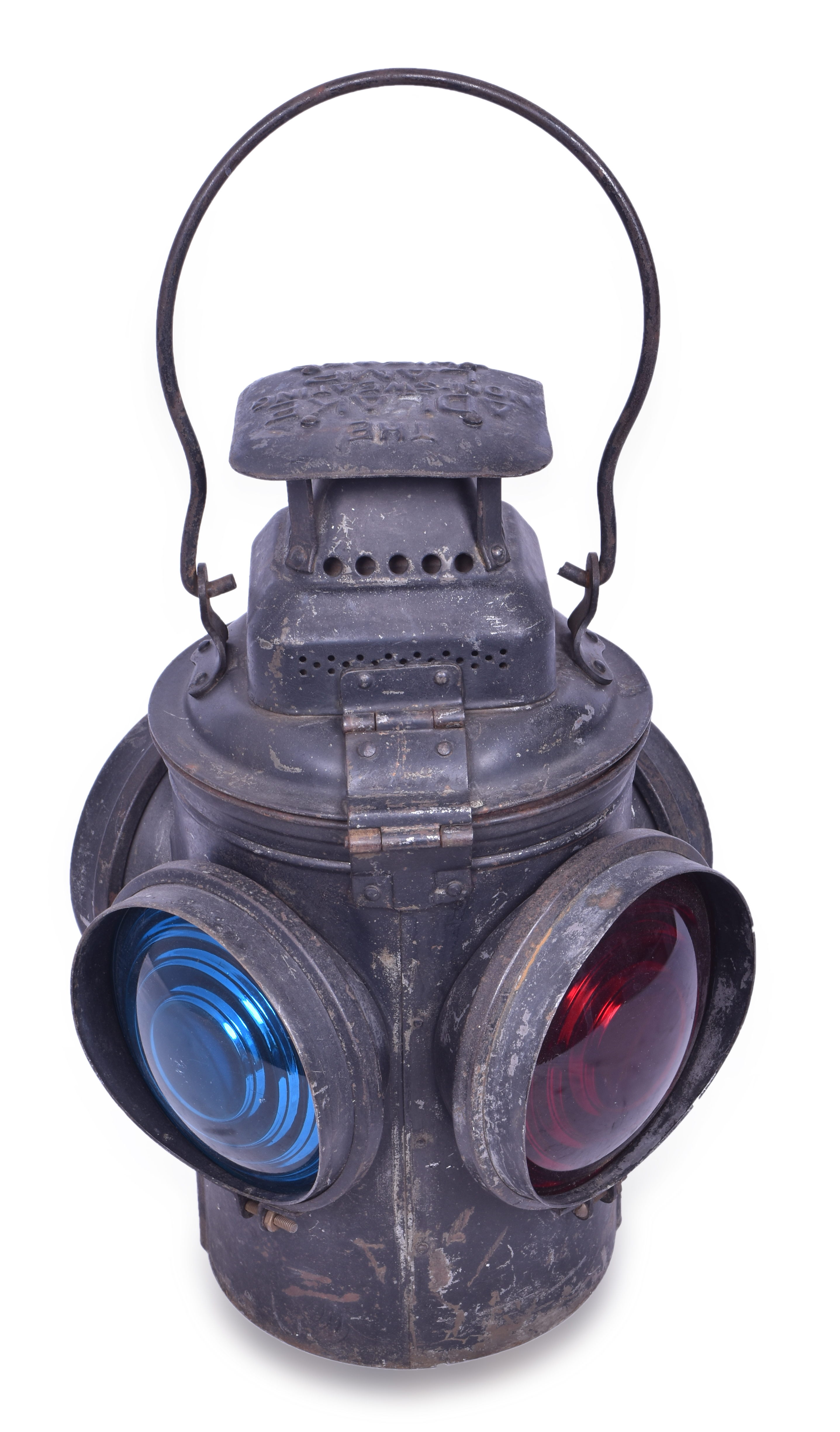 3553 - Adlake Great Northern Railroad Fork Mount Switch Lamp thumbnail