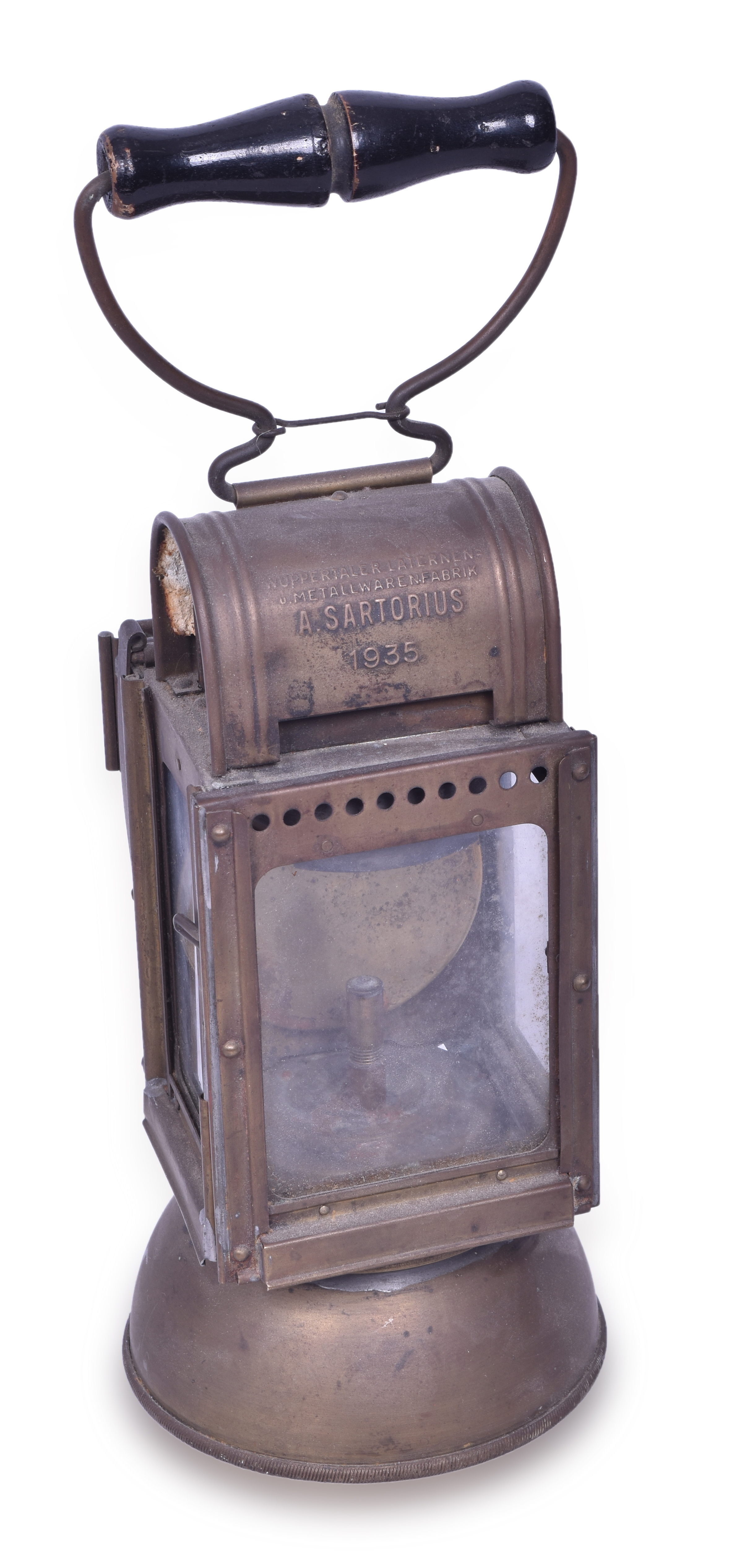 3555 - A. Sartorius 1935 German Railway Lantern thumbnail