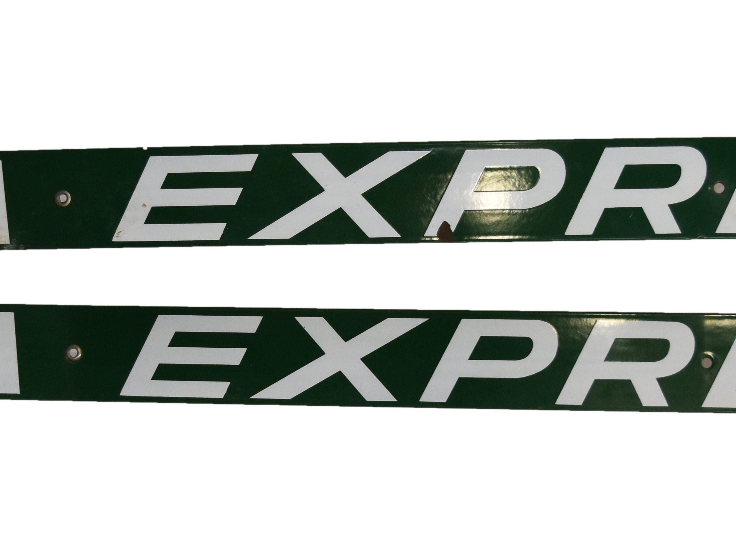 3472 - Pair of Railway Express Agency Porcelain Signs thumbnail