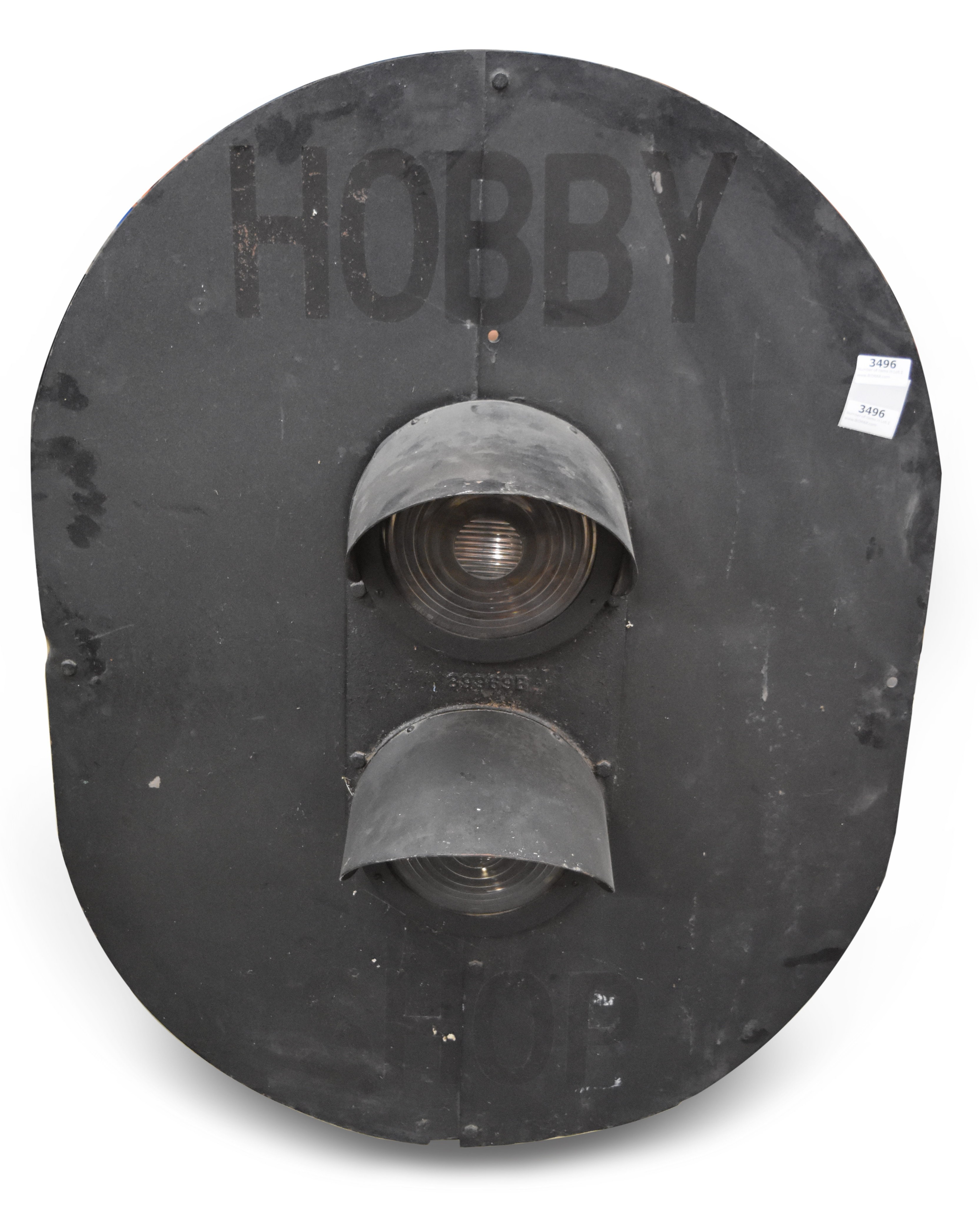 3496 - Union Switch & Signal 2 Color Light Railroad Signal thumbnail