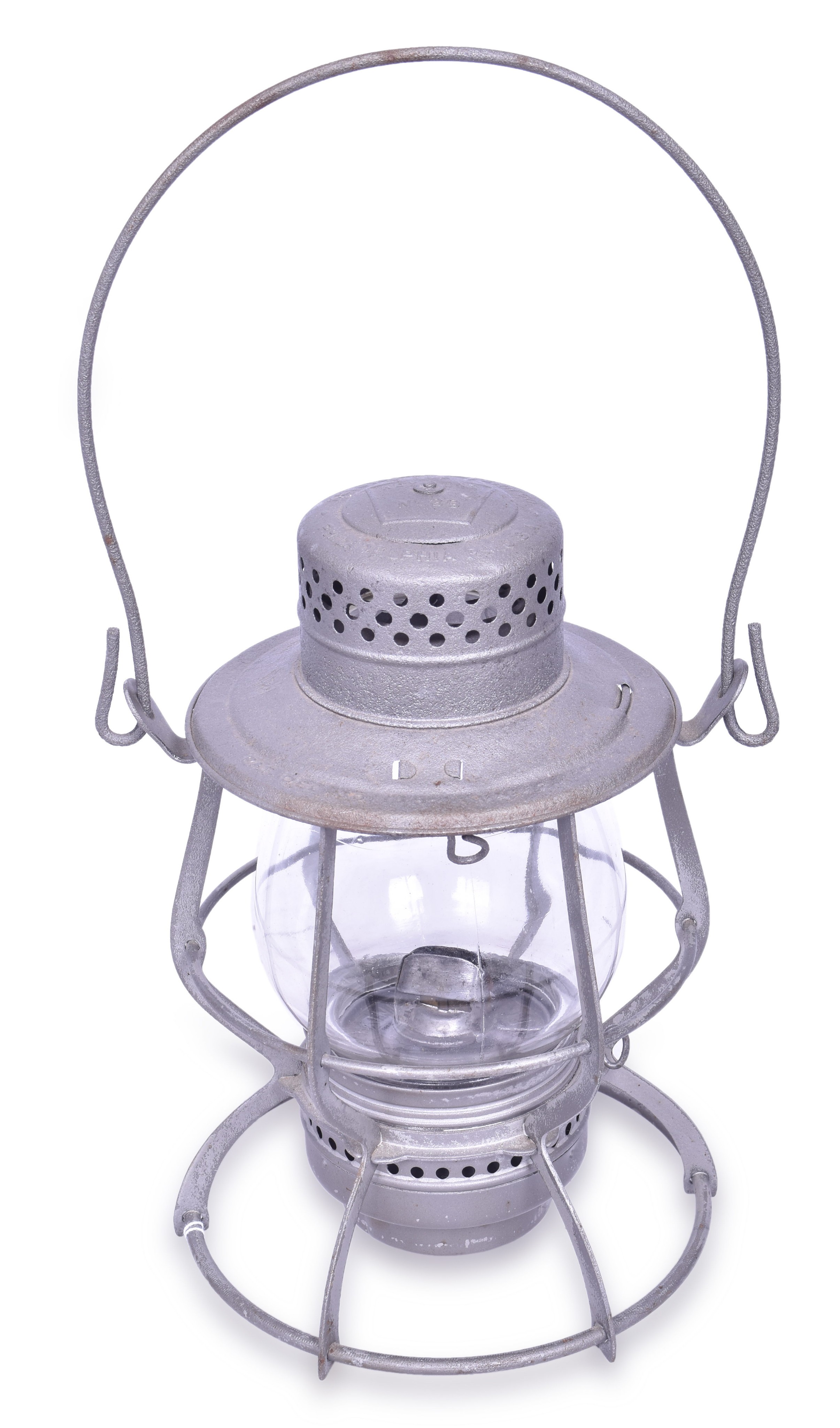 3499 - Keystone Casey Pennsylvania Railroad Lantern W/ Double Stamped Shoulder thumbnail
