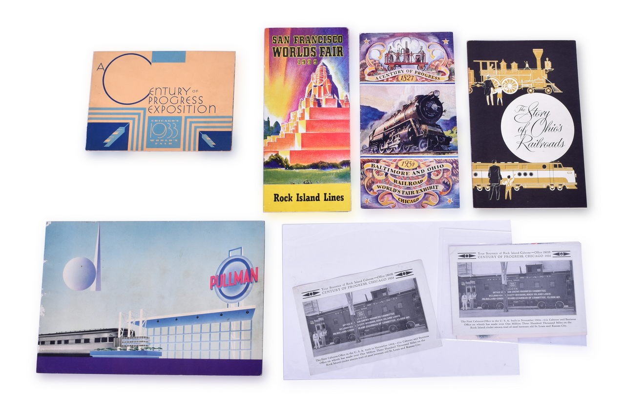 4027 - Rock Island Railroad World's Fair Advertisements for Chicago, San Francisco, New York - 1933 to 1950 thumbnail