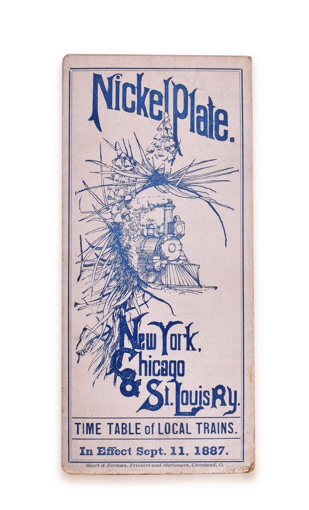 4043 - Nickel Plate Road / New York, Chicago, and St. Louis Railway Timetable - 1887 thumbnail