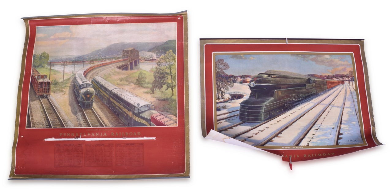 4064 - Four Pennsylvania Railroad Calendars / Tops thumbnail