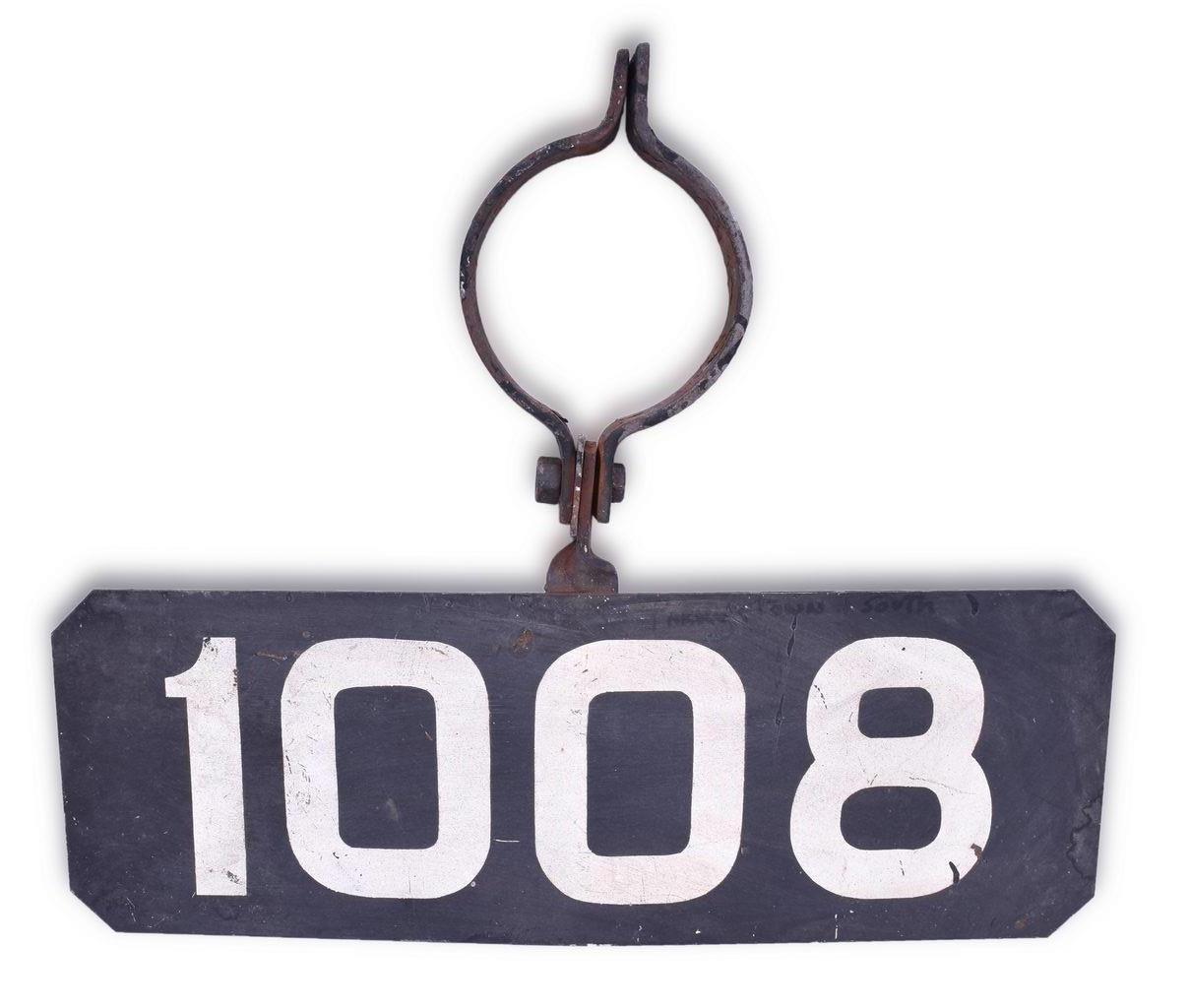 4090 - Railroad Steel Signal Marker with Pole Mount thumbnail