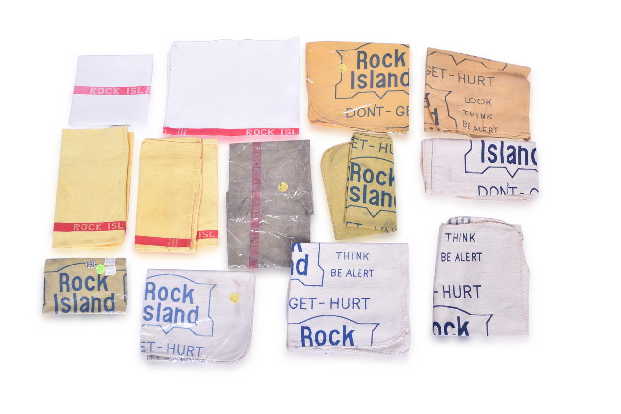 4104 - Fifteen Chicago, Rock Island & Pacific Railroad Marked Towels thumbnail