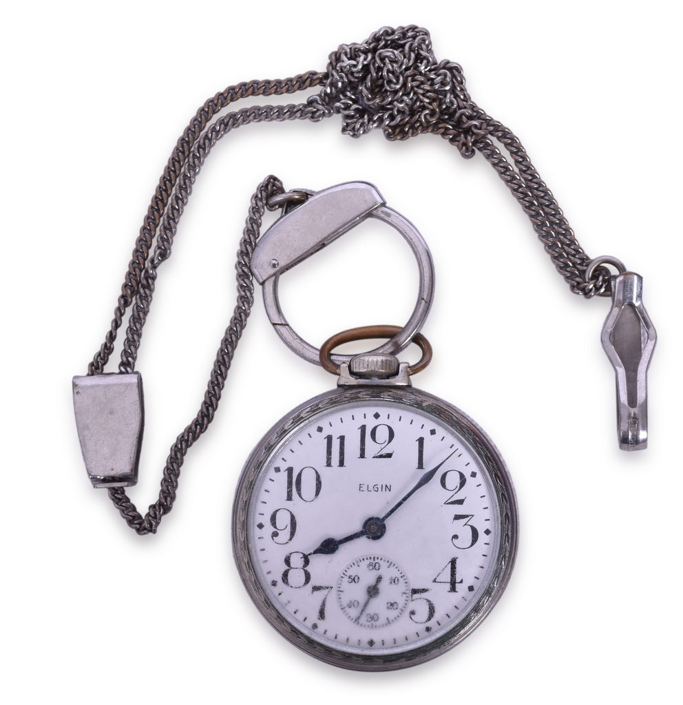4110 - Elgin Grade 291 7j 16s Pocket Watch thumbnail
