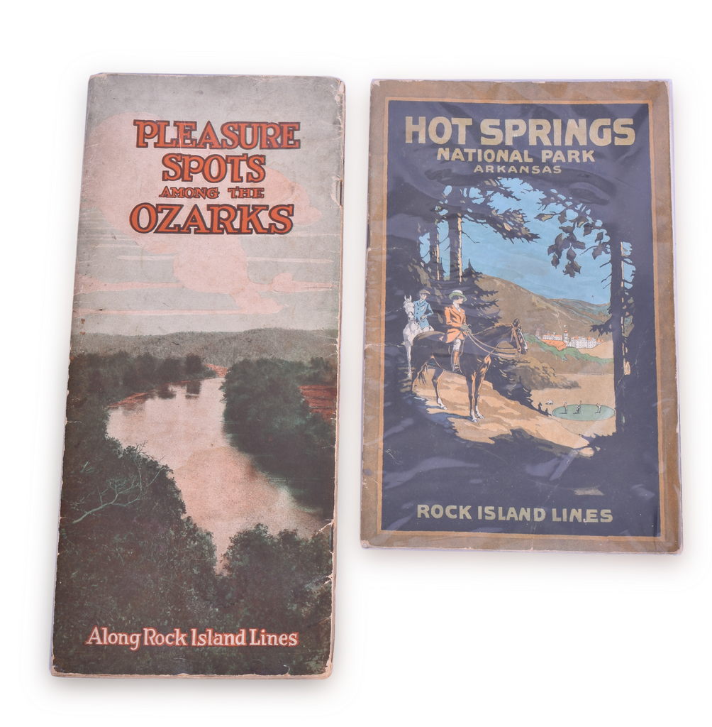 4147 - Rock Island Railroad Travel Booklets for Arkansas and Ozarks - 1920's thumbnail