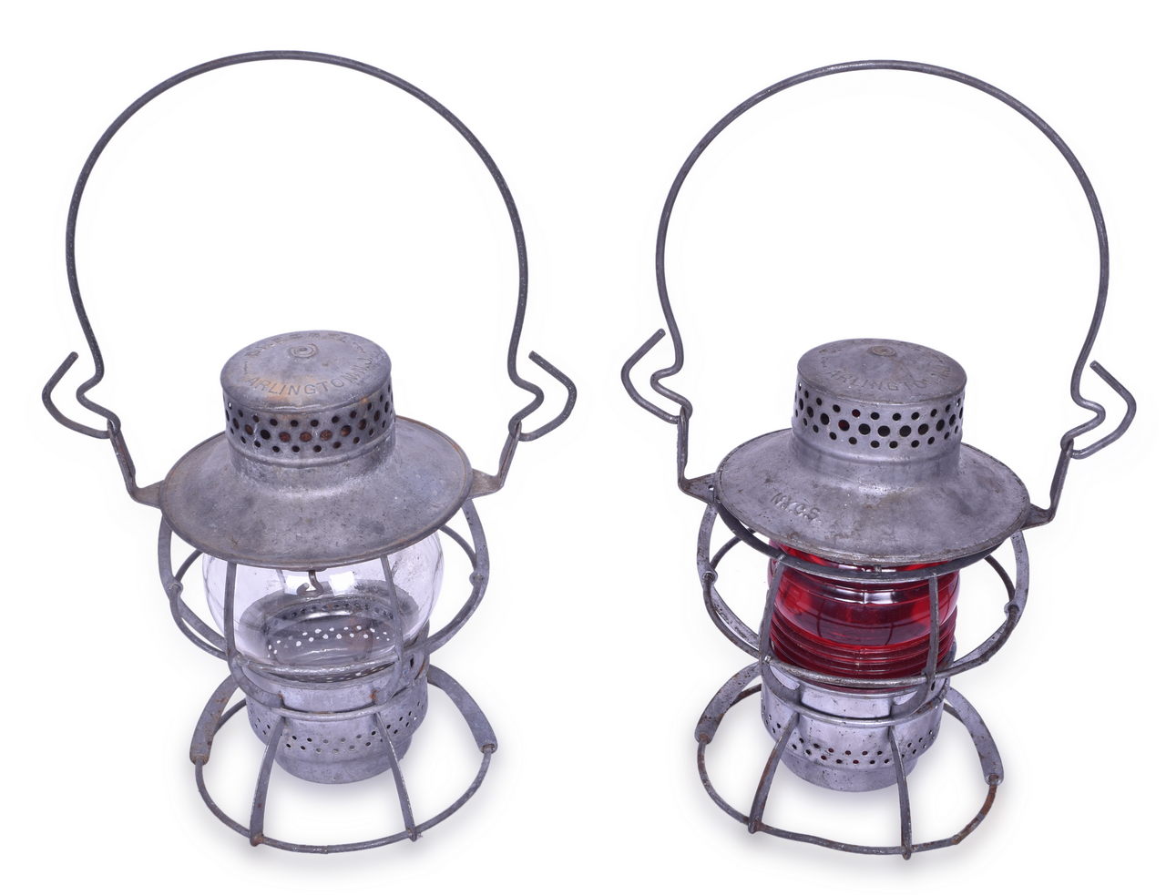 4160 - Pair of Dressel Lanterns Including New York Central Railroad thumbnail