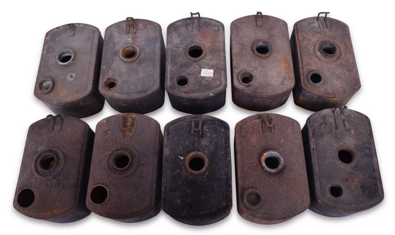 4232 - Ten Railroad Lamp / Lantern Burner Pots - Handlan, Dressel and Adams & Westlake thumbnail