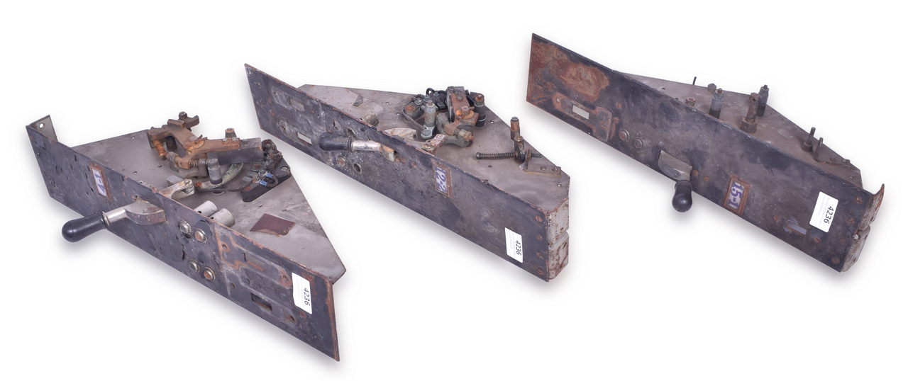 4236 - Three Industrial Switch Control Panels - Possibly Railroad Related? thumbnail