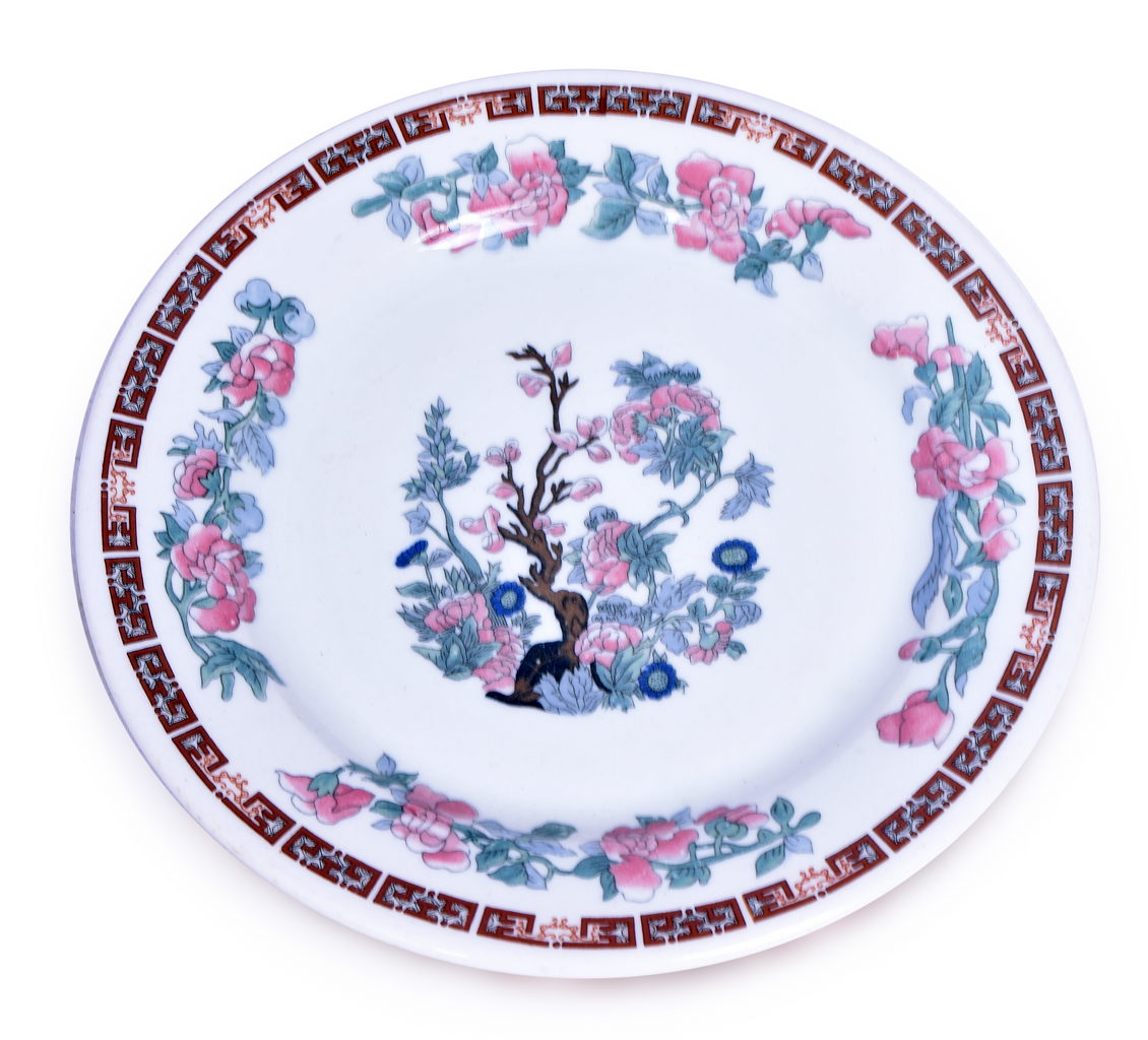 4239 - New York, New Haven, & Hartford Railroad Indian Tree Plate 8 1/8