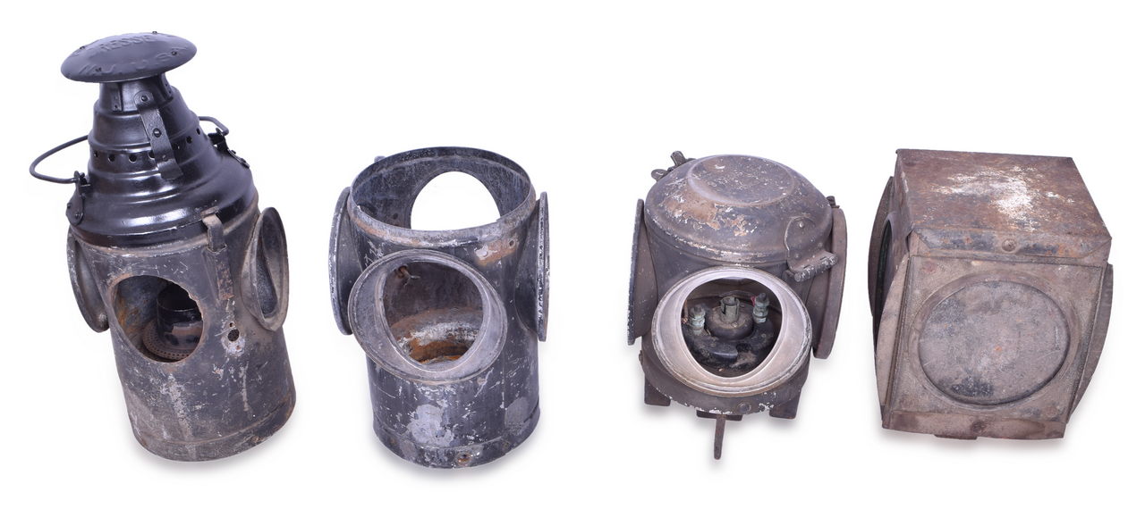 4270 - Four Railroad Switch Lamps for Parts - Dressel thumbnail