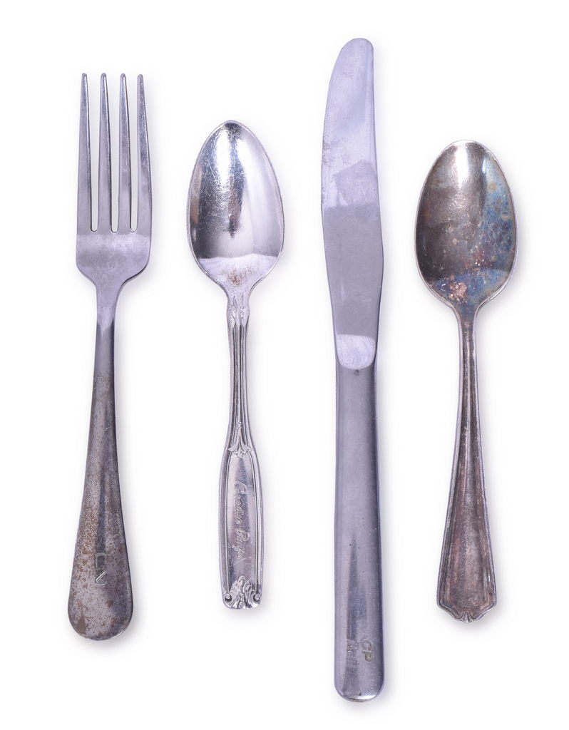 4279 - Four Pieces of Railroad Silverware - Canadian National and Canadian Pacific Railroad thumbnail