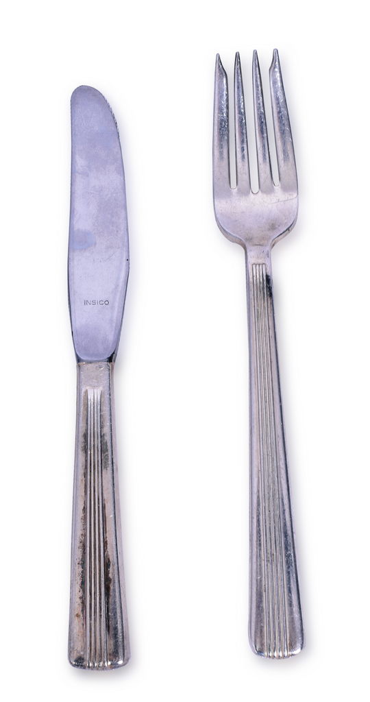 4281 - Railroad Silverware Missouri Pacific Lines Knife and Fork thumbnail
