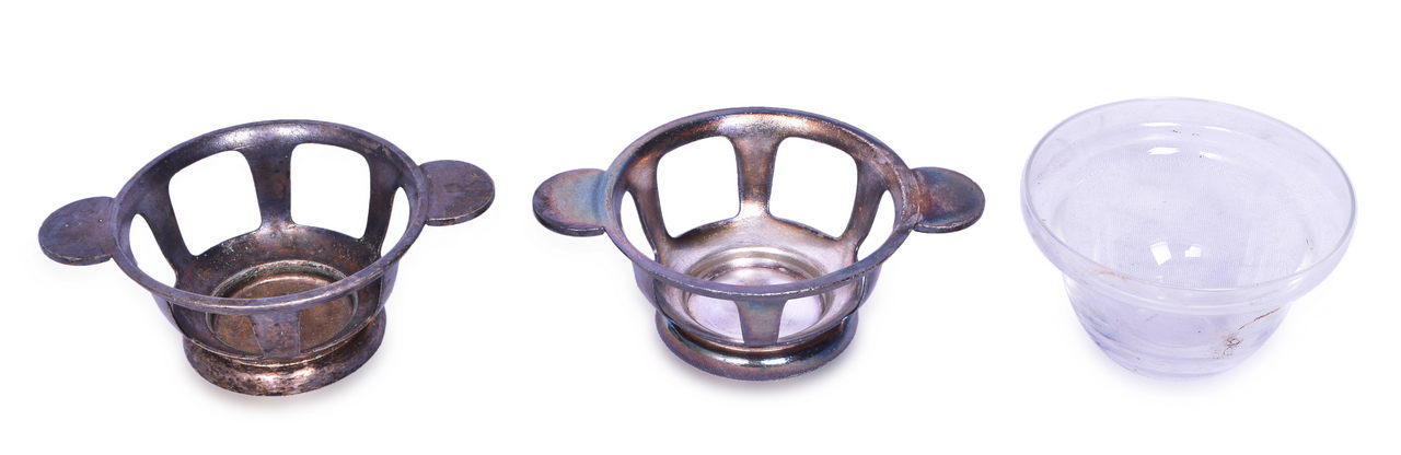 4303 - Pair of Northern Pacific Railway Silver Finger Bowls - 1953 thumbnail