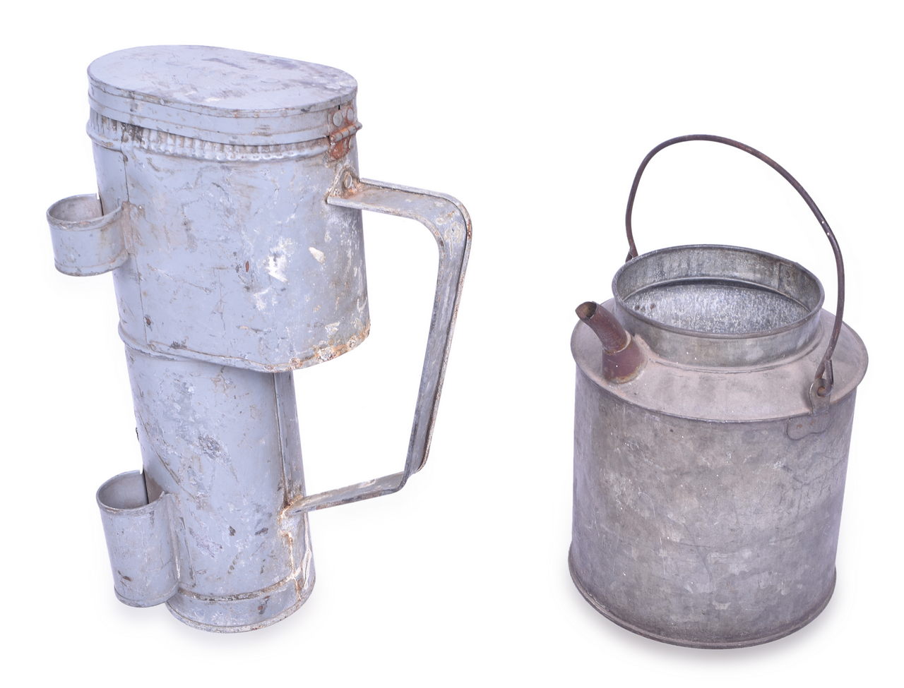 4306 - Milwaukee Road Kerosene Canister and Chicago and North Western Railroad Flagmans Kit thumbnail