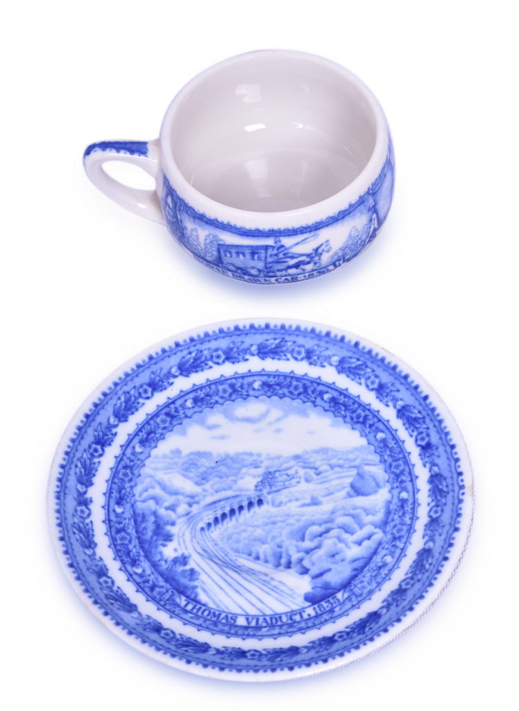 4307 - Baltimore & Ohio Railroad Centenary Demitasse Cup and Saucer Set thumbnail