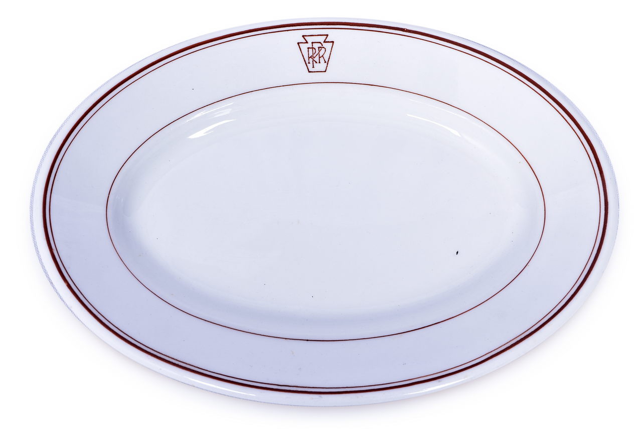 4315 - Pennsylvania Railroad Recessed Serving Platter 11 3/8