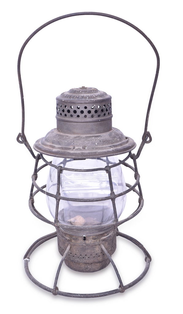 4316 - Adams & Westlake Pennsylvania Lines Double Wire Guard Lantern thumbnail